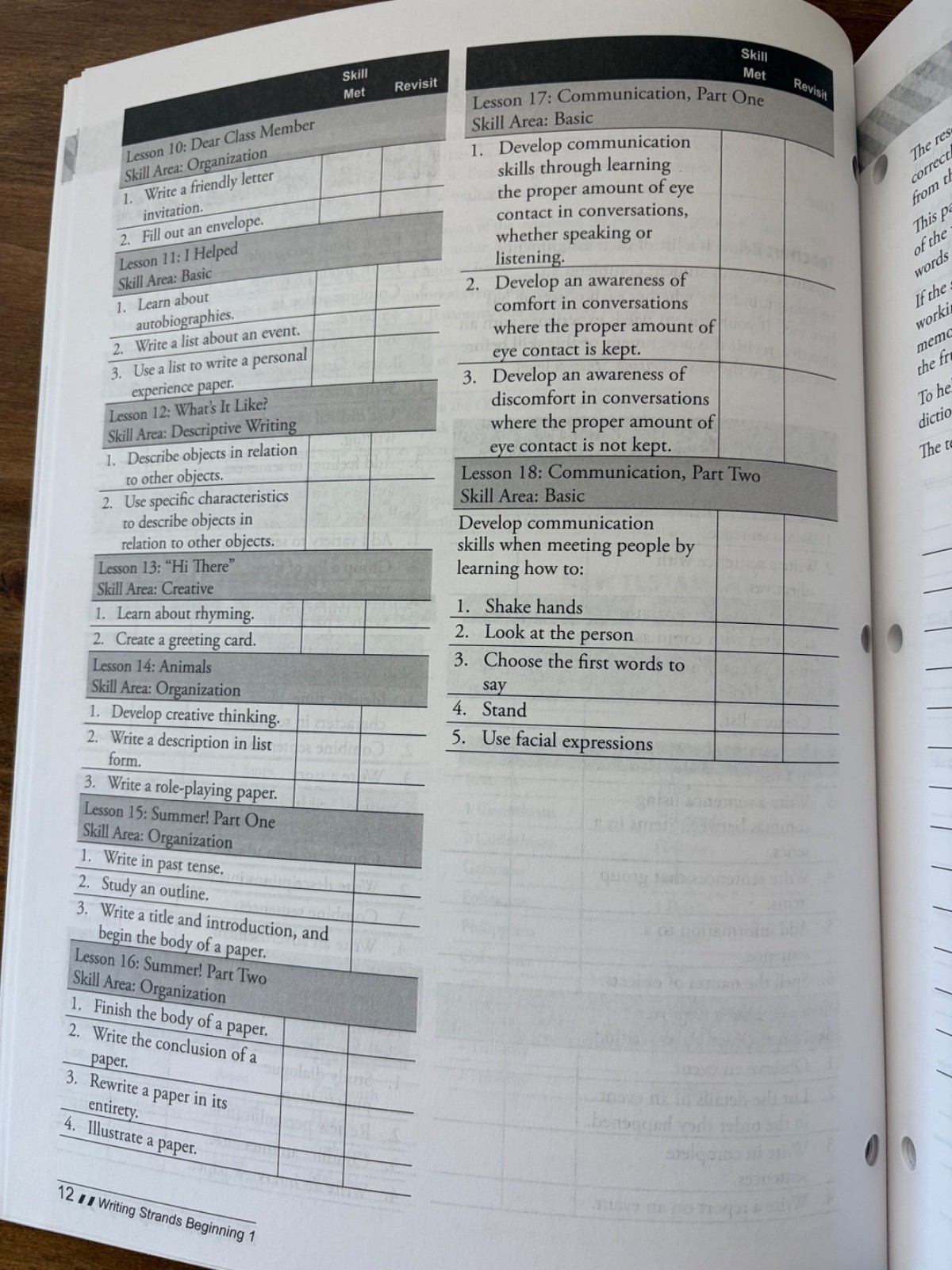 Master Books Writing Strands: Beginning 1 and Teaching Companion