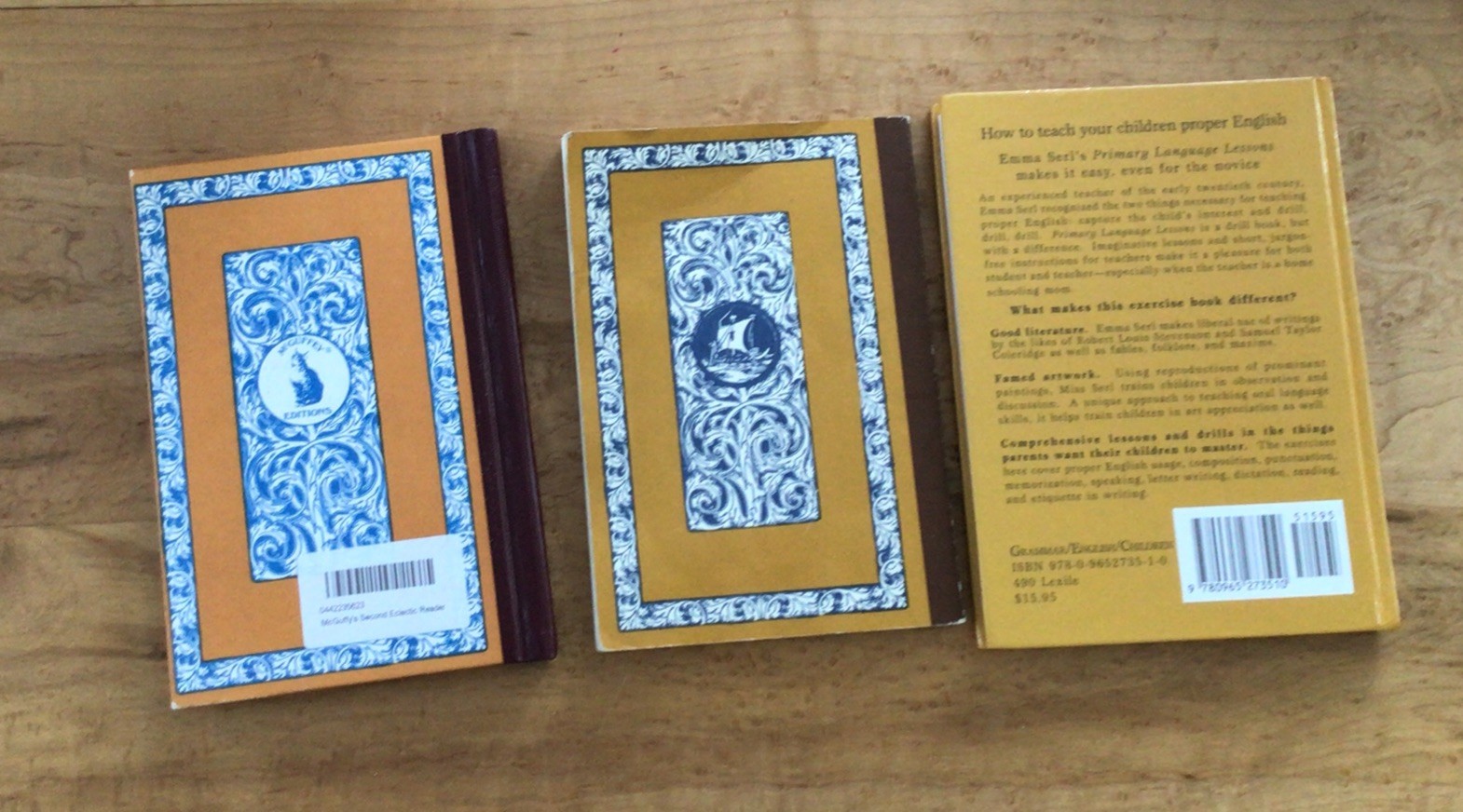 McGuffey’s Eclectic Readers First & Second + Primary language Serl Homeschooling
