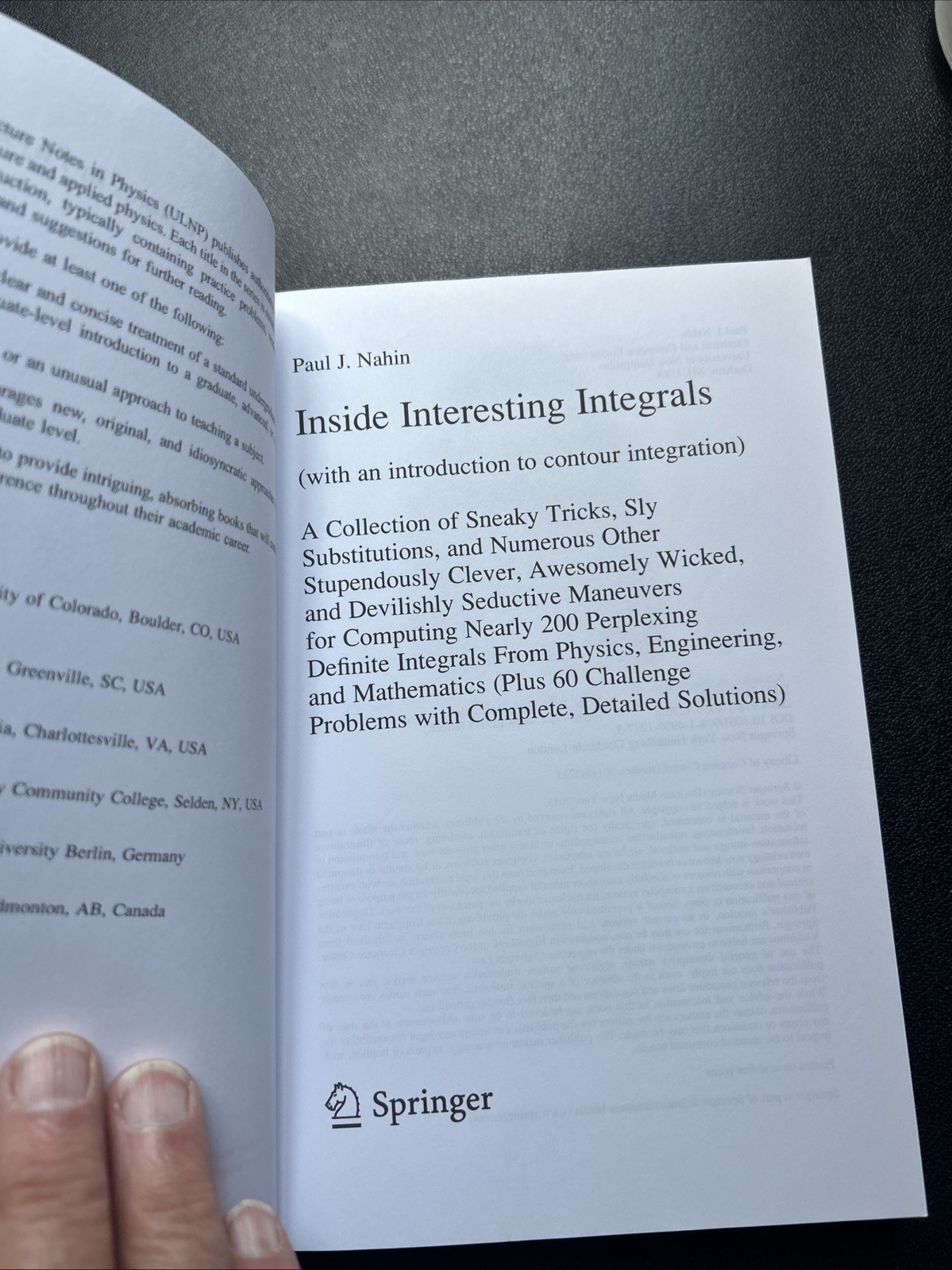 Inside Interesting Integrals