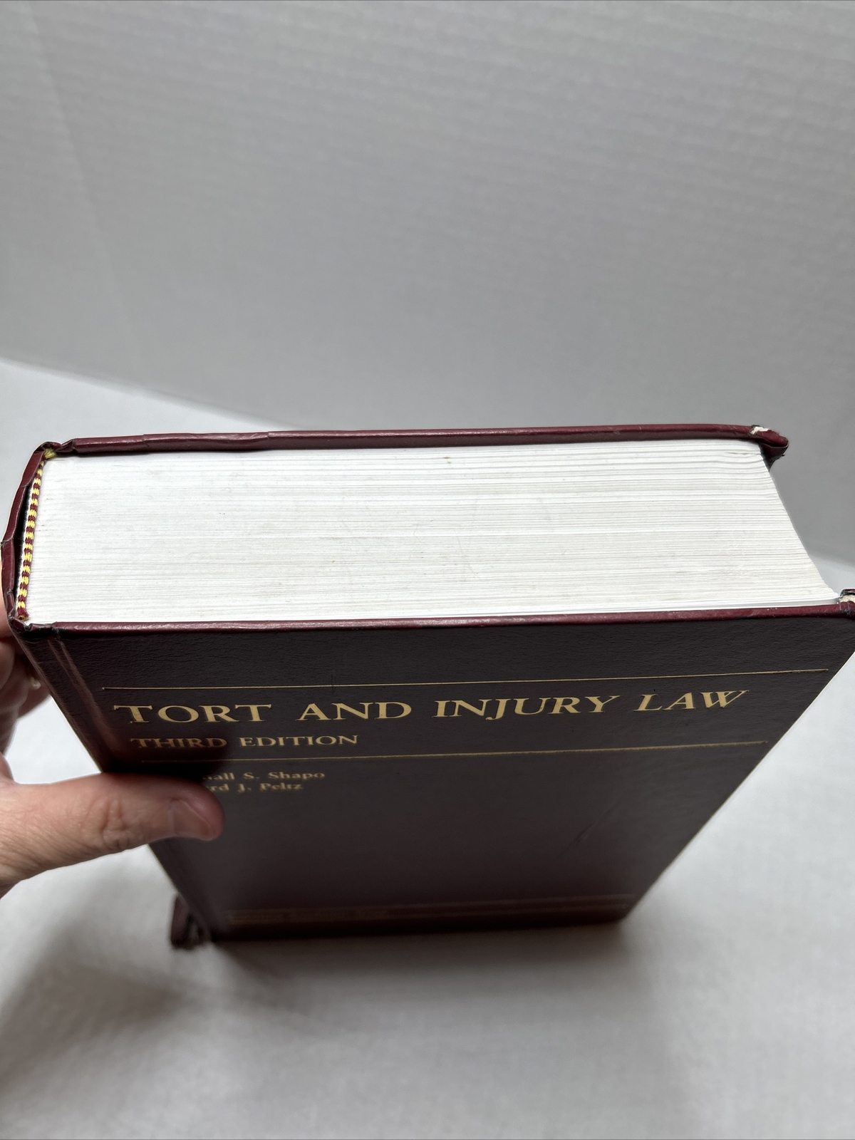 Tort And Injury Law Third Edition-Shapo/Peltz- Carolina Academic Press 2006
