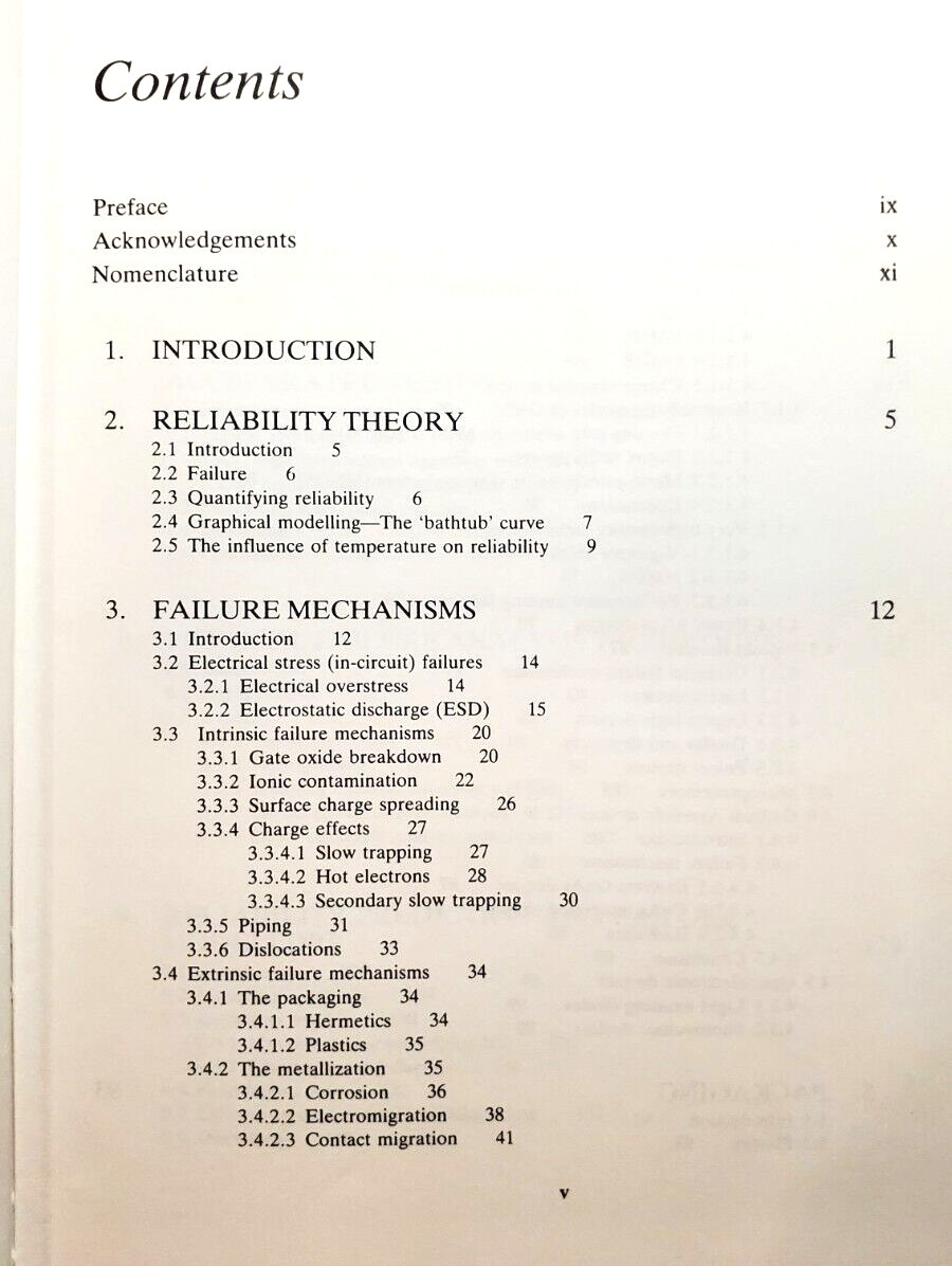 Failure Mechanisms in Semiconductor Devices Ameraseker Campbell Hardcover Book