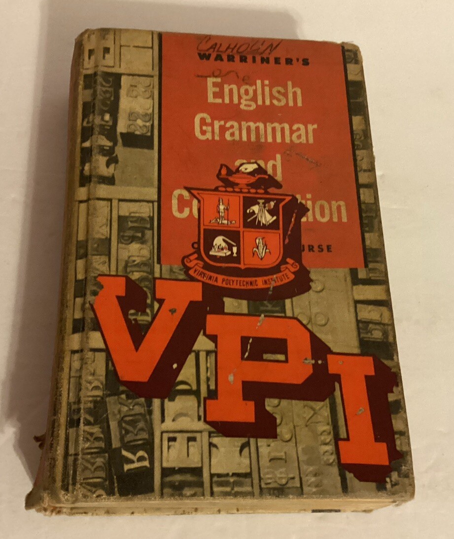 1957 English Grammar And Composition Complete Course John E Warriner Hardcover