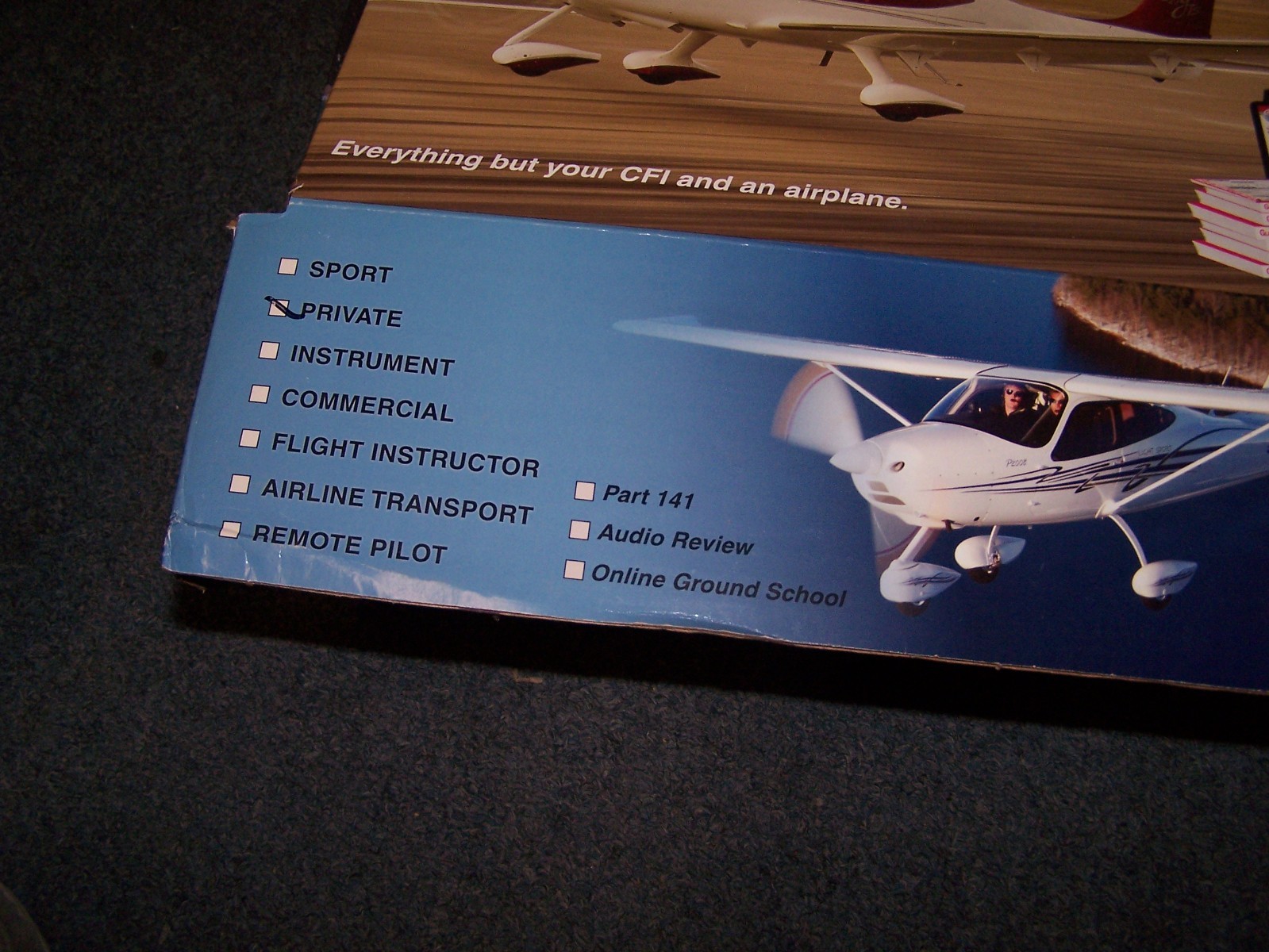 Gleim 2019 Private Pilot Kit – Lightly Used (1 book only is used)- no software,