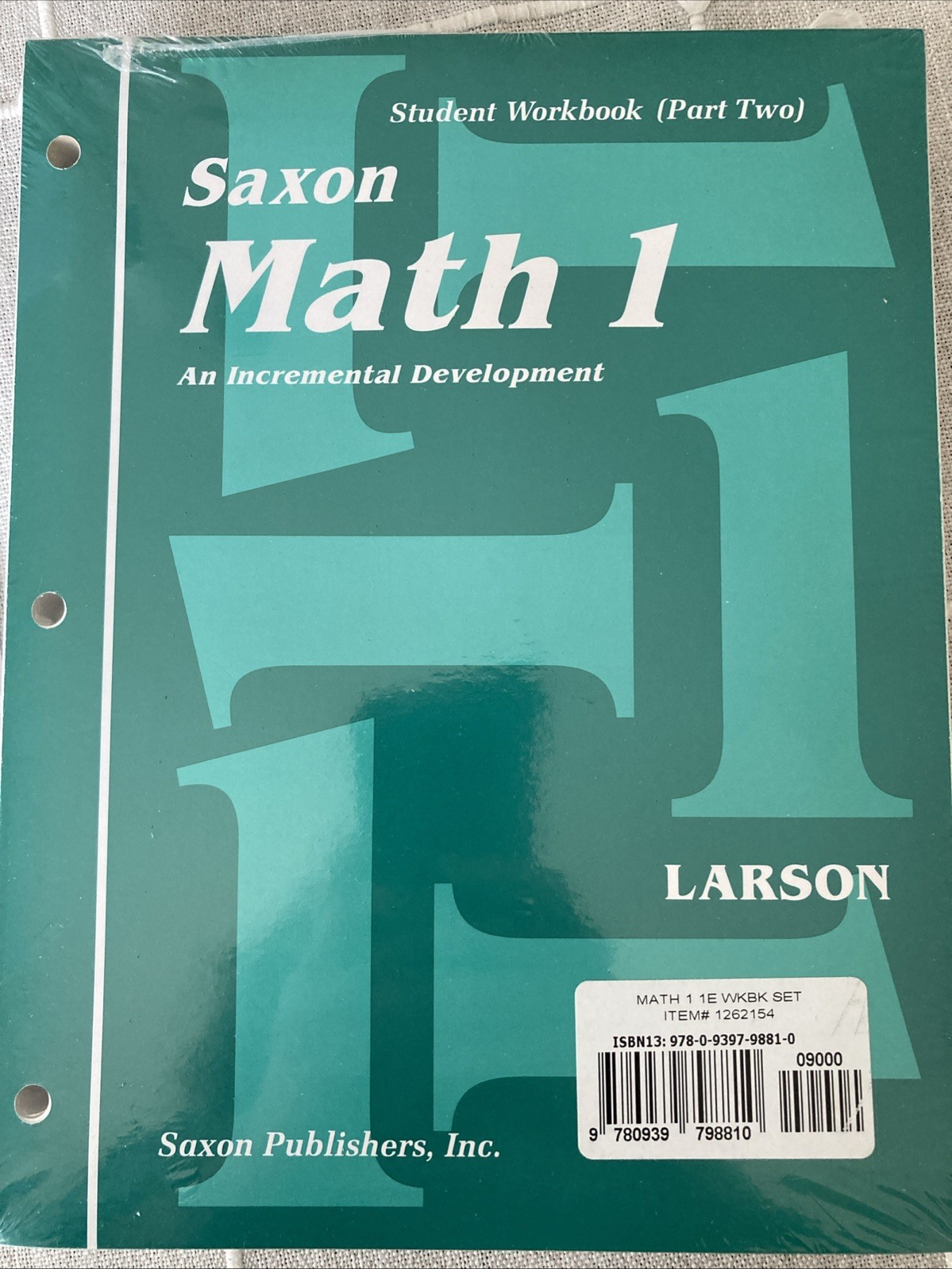 NEW SAXON MATH 1 Homeschool Complete HOME STUDY CURRICULUM KIT 1st Grade