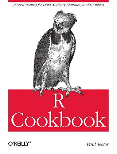 R COOKBOOK: PROVEN RECIPES FOR DATA ANALYSIS, STATISTICS, By Paul Teetor *Mint*