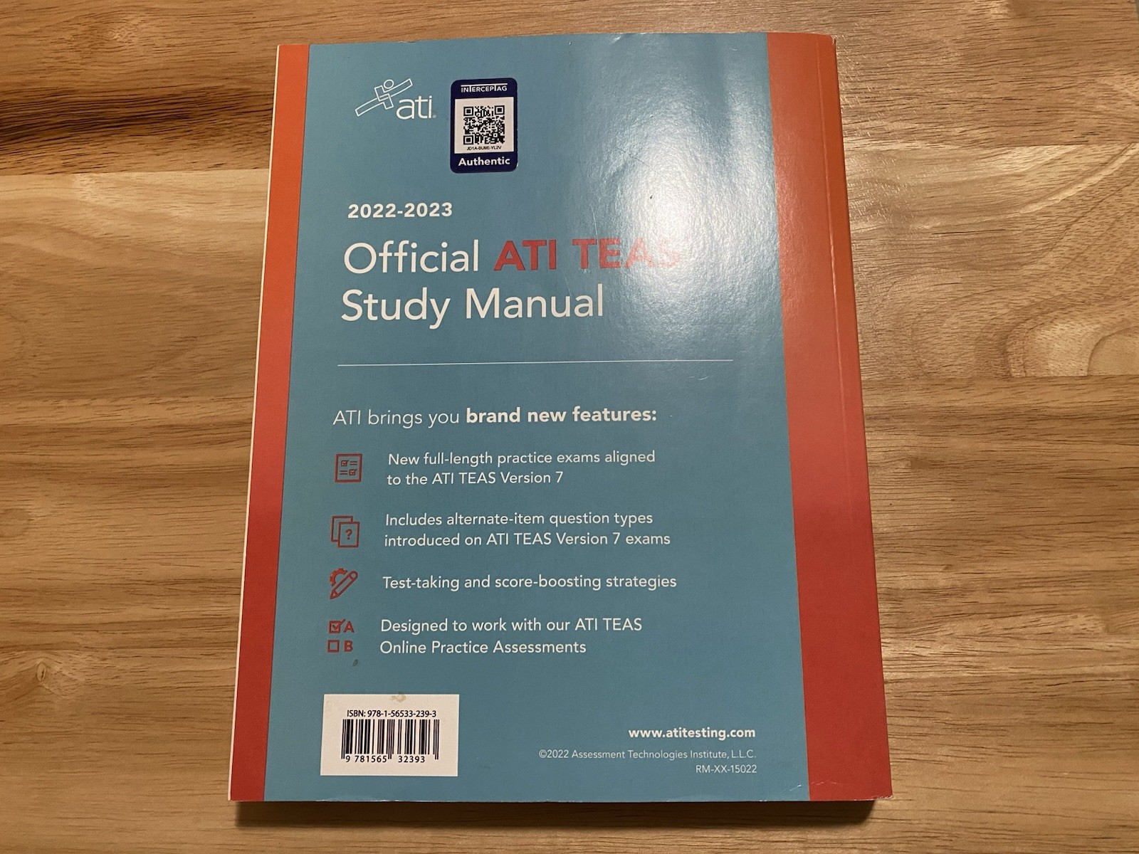 Official ATI Teas Study Manual 2022-2023 Aligned to the New ATI Teas Version 7