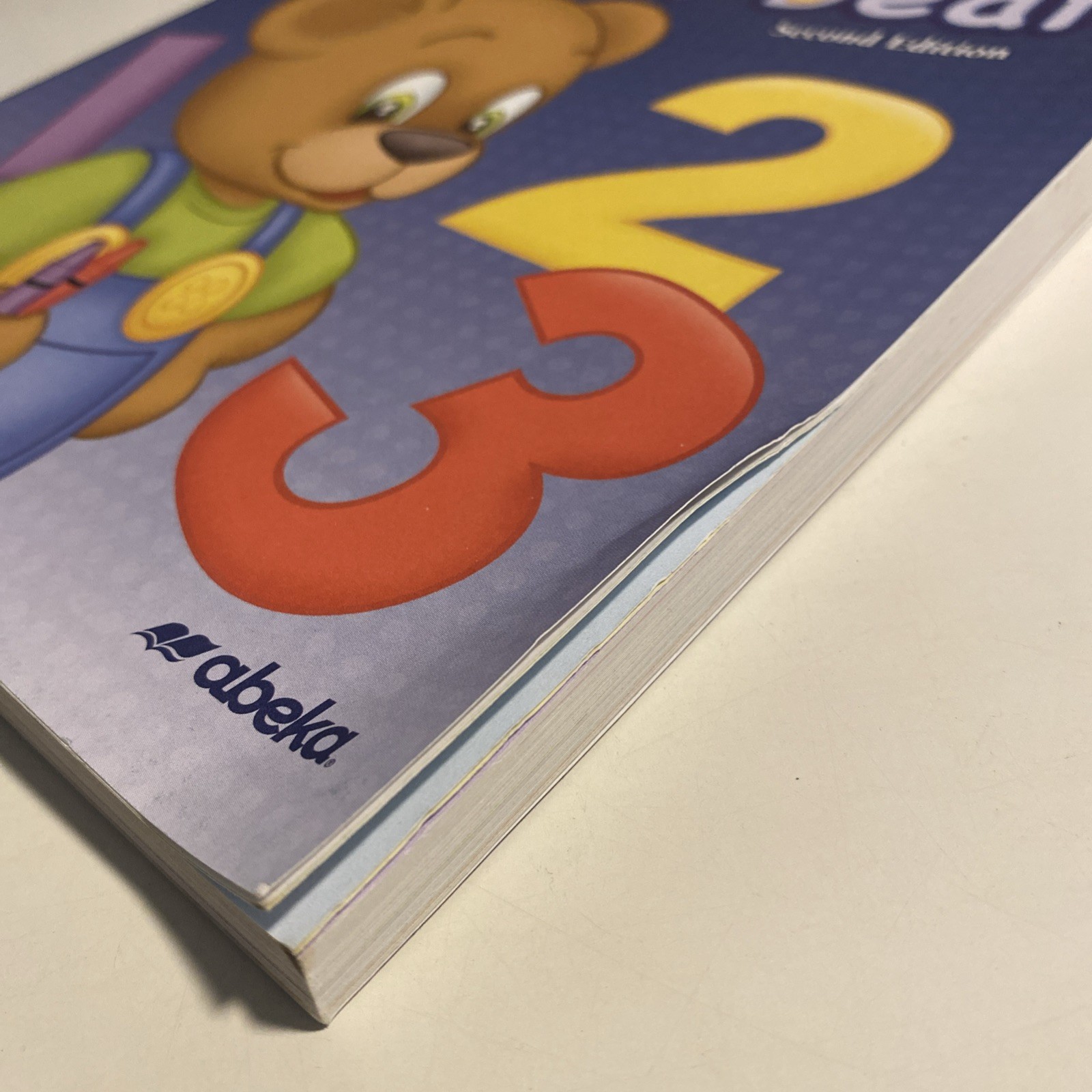 Abeka Numbers & Skills with Button Bear 2nd Ed, Bound (3 year old) No writing