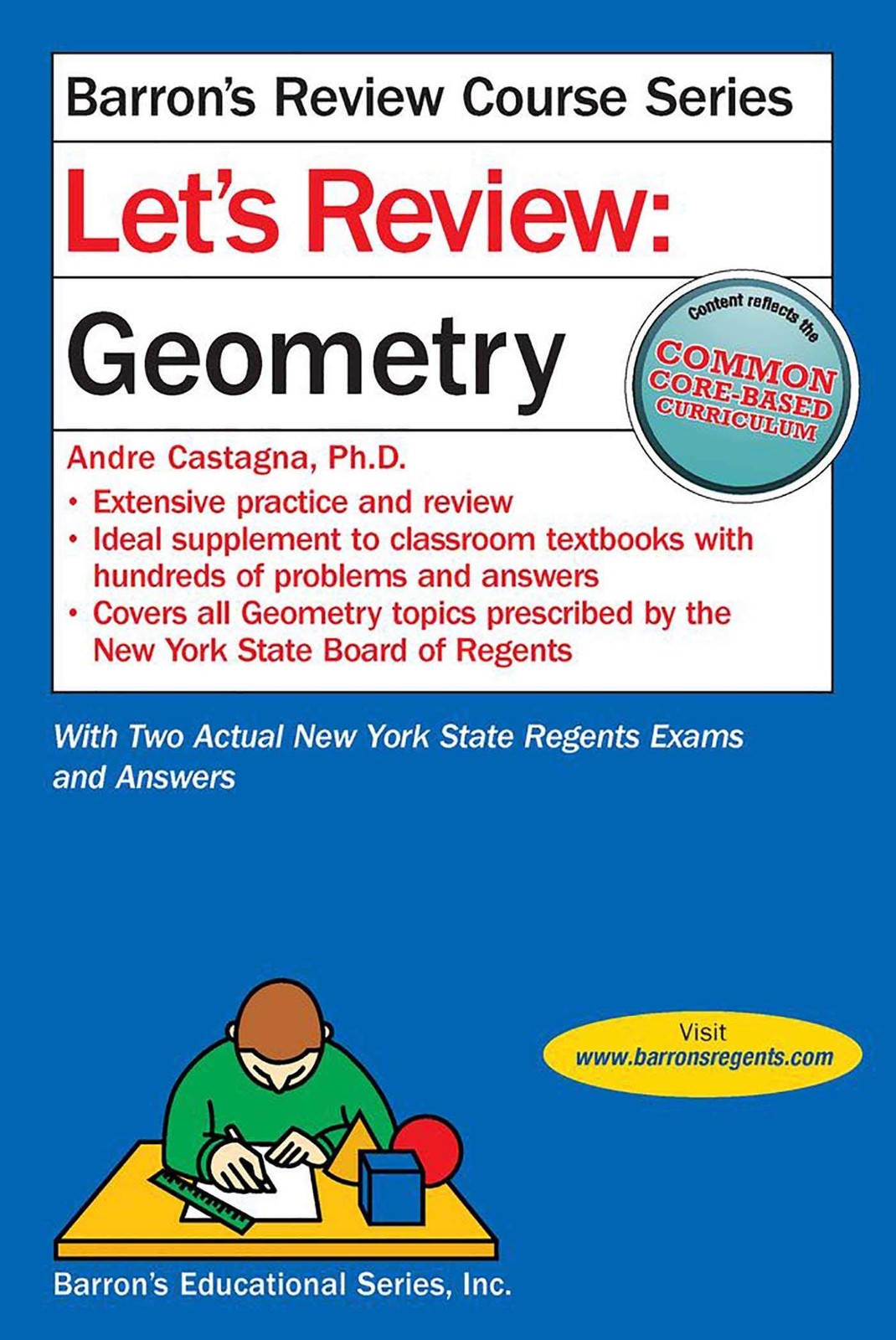 Let’s Review Geometry (Barron’s Regents NY) – paperback Castagna Ph.D., Andr…