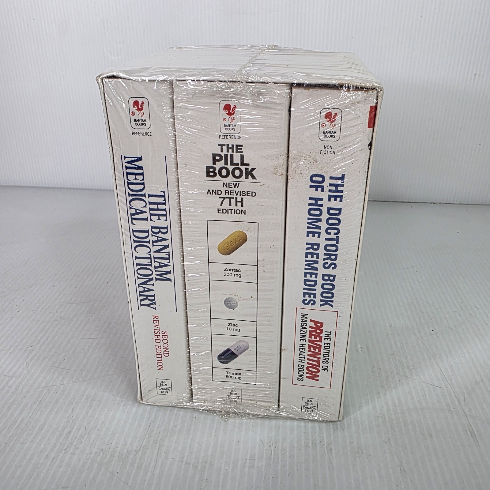 Box Set 3 Bantam Medical Reference Library – Dictionary Pill Book Home Remedies