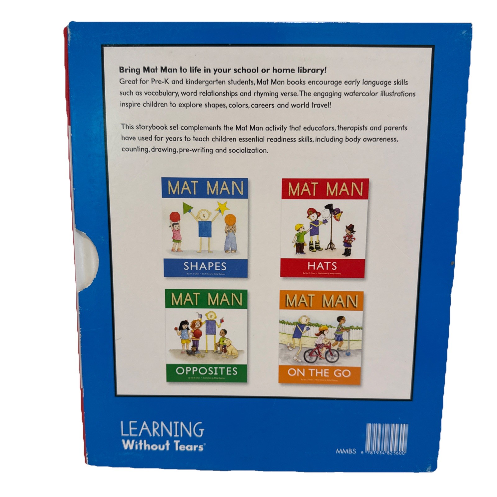 MAT MAN Learning Without Tears By Jan Z. Olsen ~ 4 Book Box Set ~ HARDCOVER