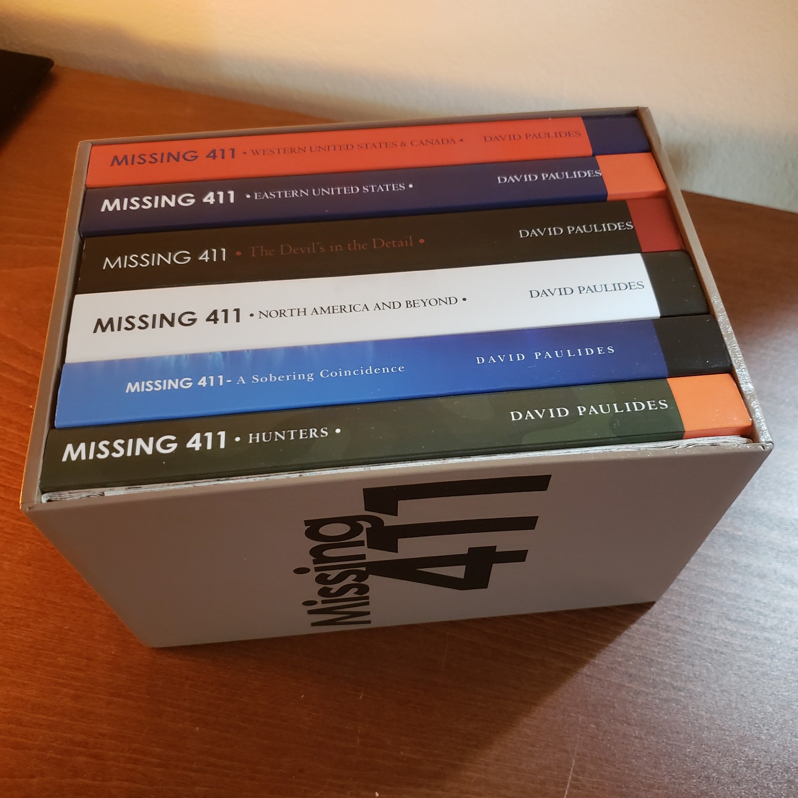MISSING 411 BOX SET SLIPCASE + CLUSTER MAP 6 UNREAD MINT BOOKS DAVID PAULIDES