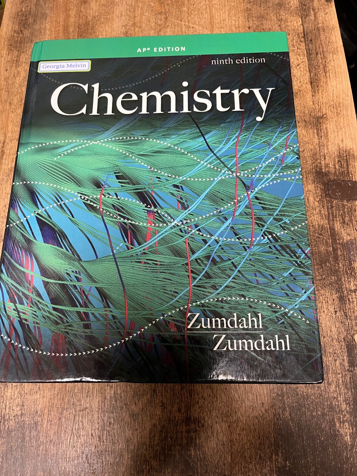 AP Chemistry ~ Steven Zumdahl AP Edition 9th Edition H.S. Chemistry Textbook