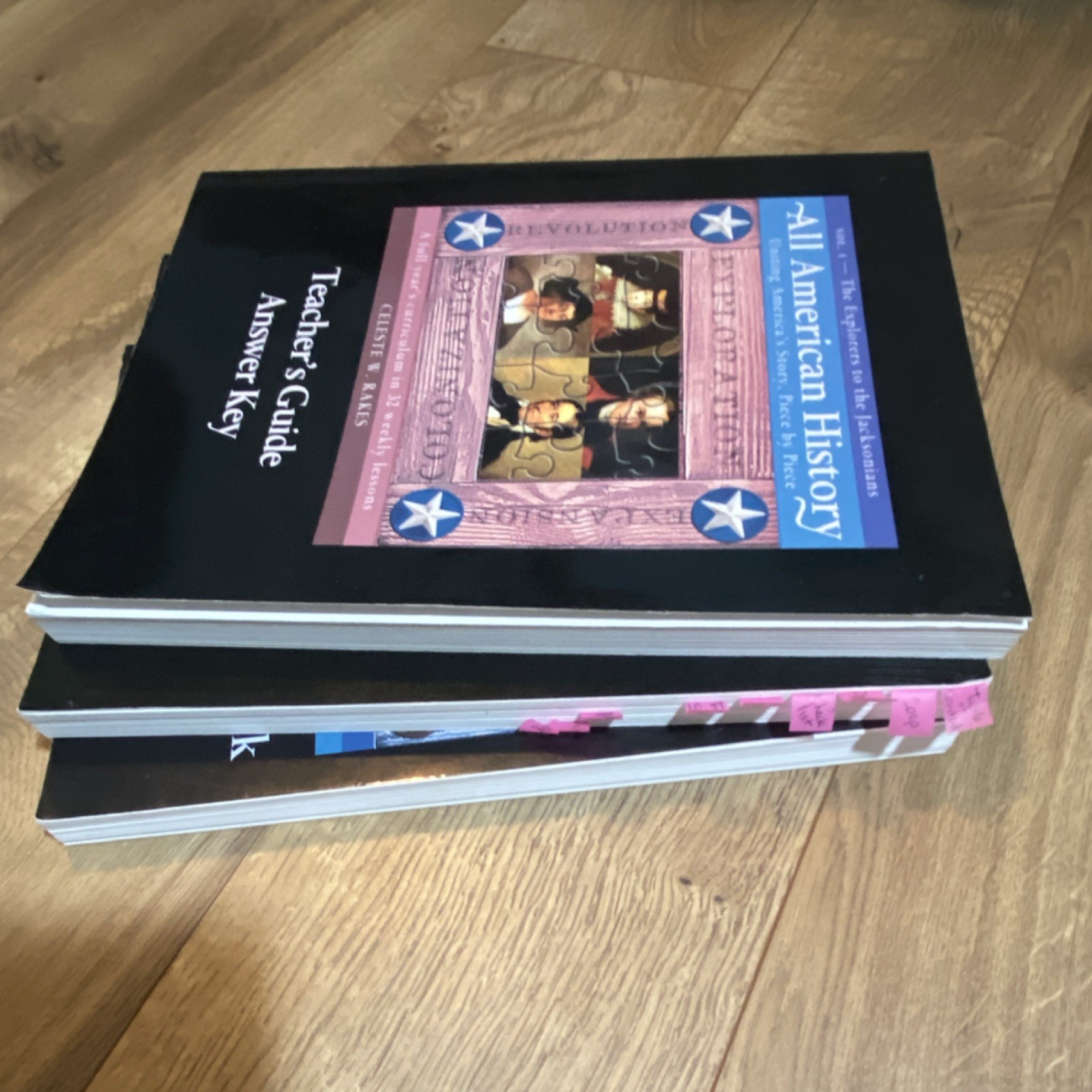 Homeschool All American History TWO COMPLETE SETS ! vol. 1 & 2