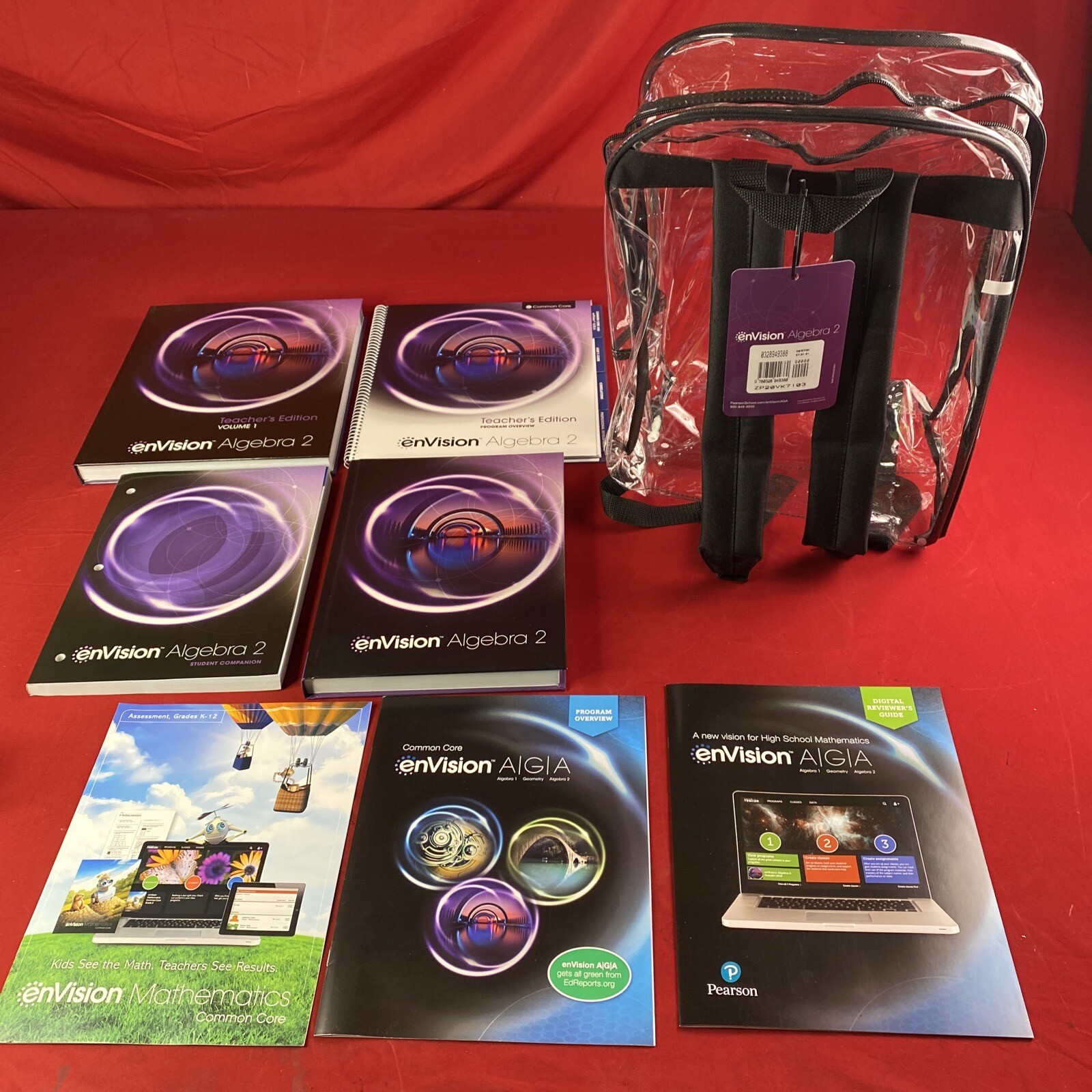 Pearson enVision Algebra 2 (Grade 10/11) Homeschool Curriculum Kit – Brand New!