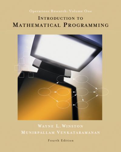 Introduction to Mathematical Programming: Operations Research, Vol. 1 (Book & CD