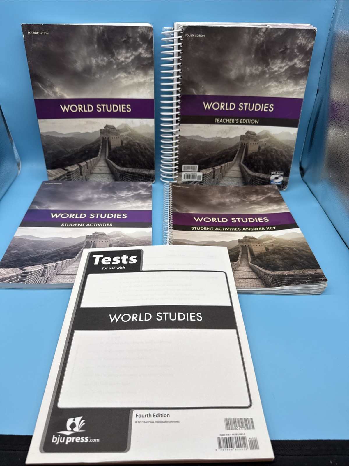 Bob Jones World Studies Set- Text & Activities w Teachers, 7th Grade History