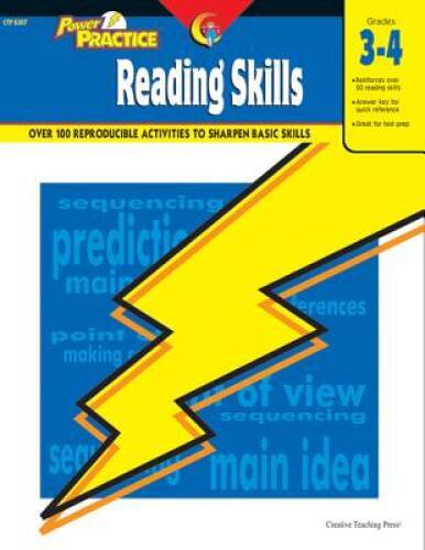 Reading Skills, Gr. 3-4 (Power Practice) – Paperback – GOOD