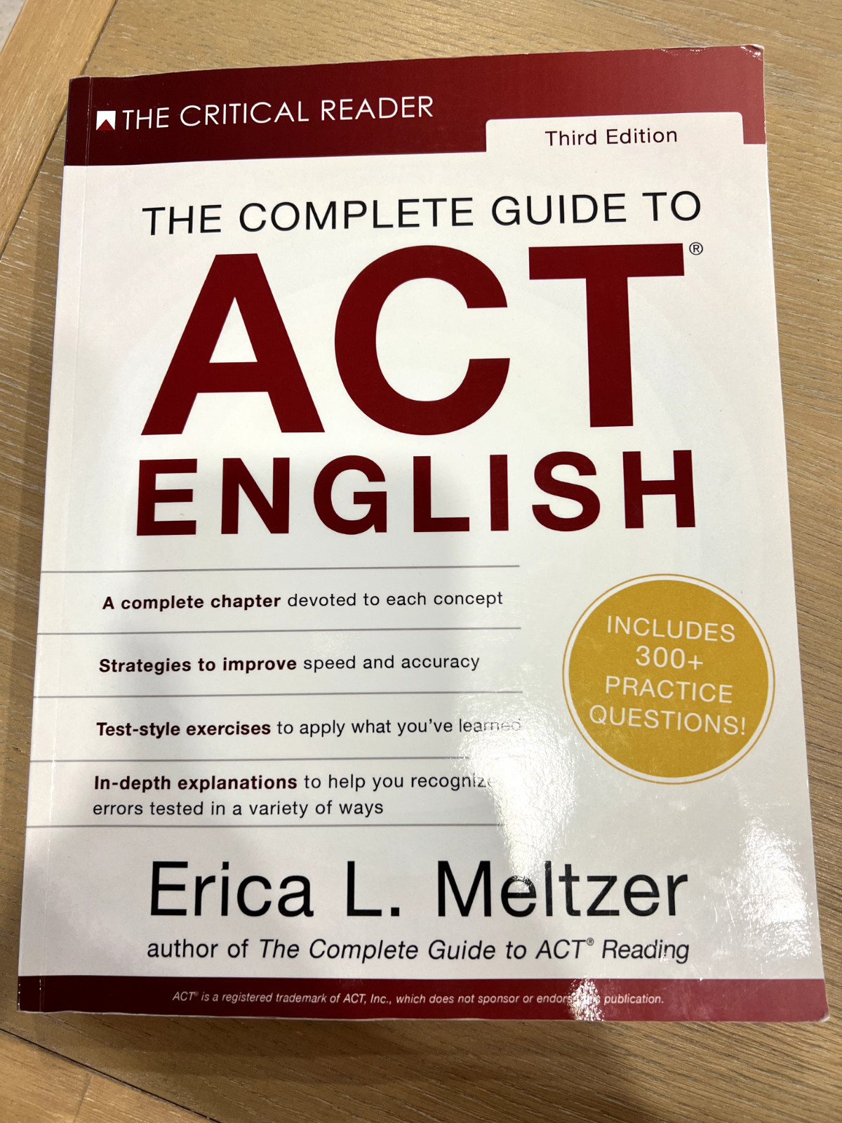 Complete Guide to ACT English, 3rd Edition by Erica L. Meltzer