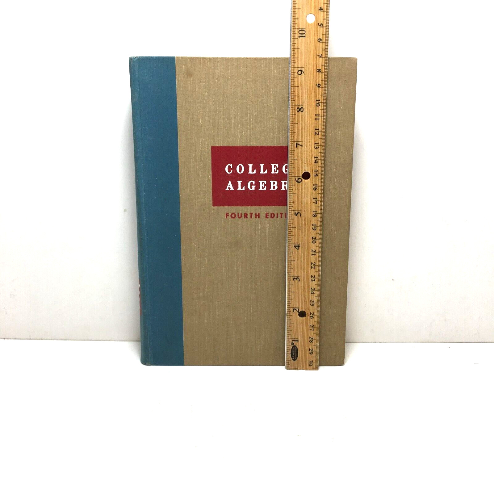 College Algebra by Rosenbach, Whitman, Meserve – 1958 hardcover book