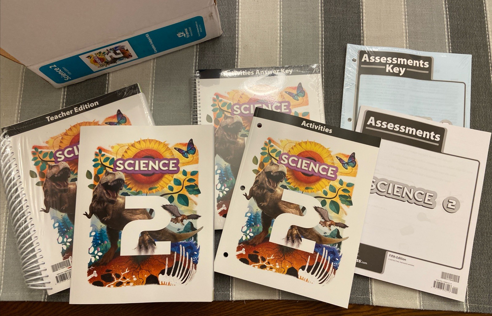 NEW BJU Bob Jones 2nd grade SCIENCE 2 Complete Subject Kit CURRENT 5th ed BoxSet