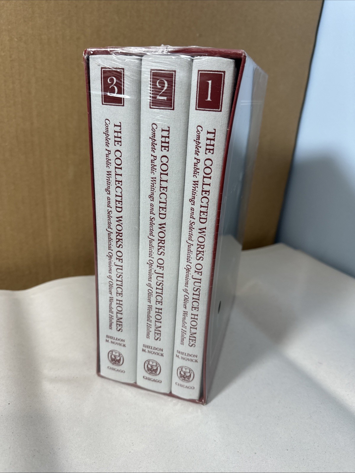 The Collected Works Of Justice Holmes 3 Volume Box Set Chicago Press Brand New