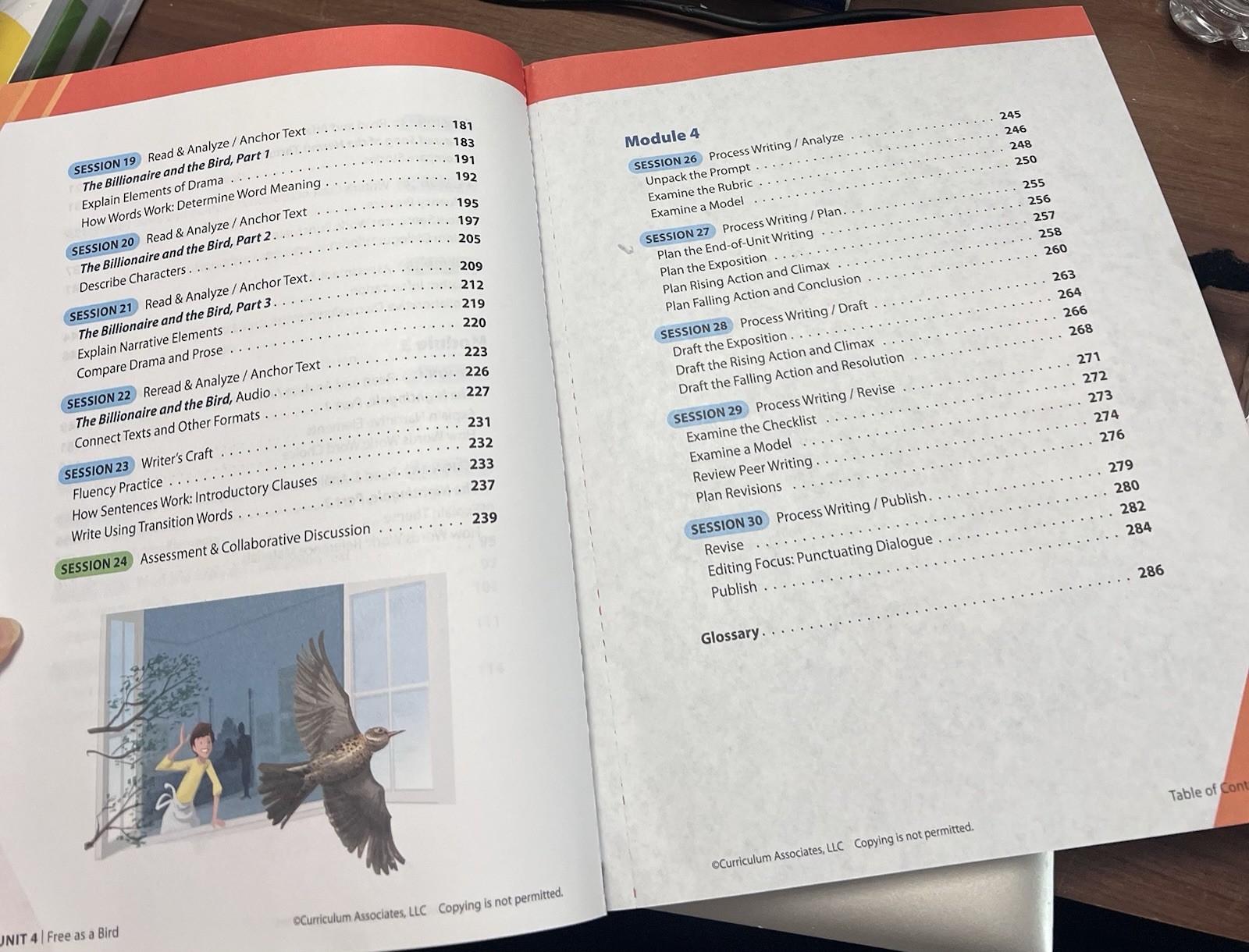 Curriculum Associates, Magnetic Literacy Grade 4, Unit 4, Free As A Bird( 2027)