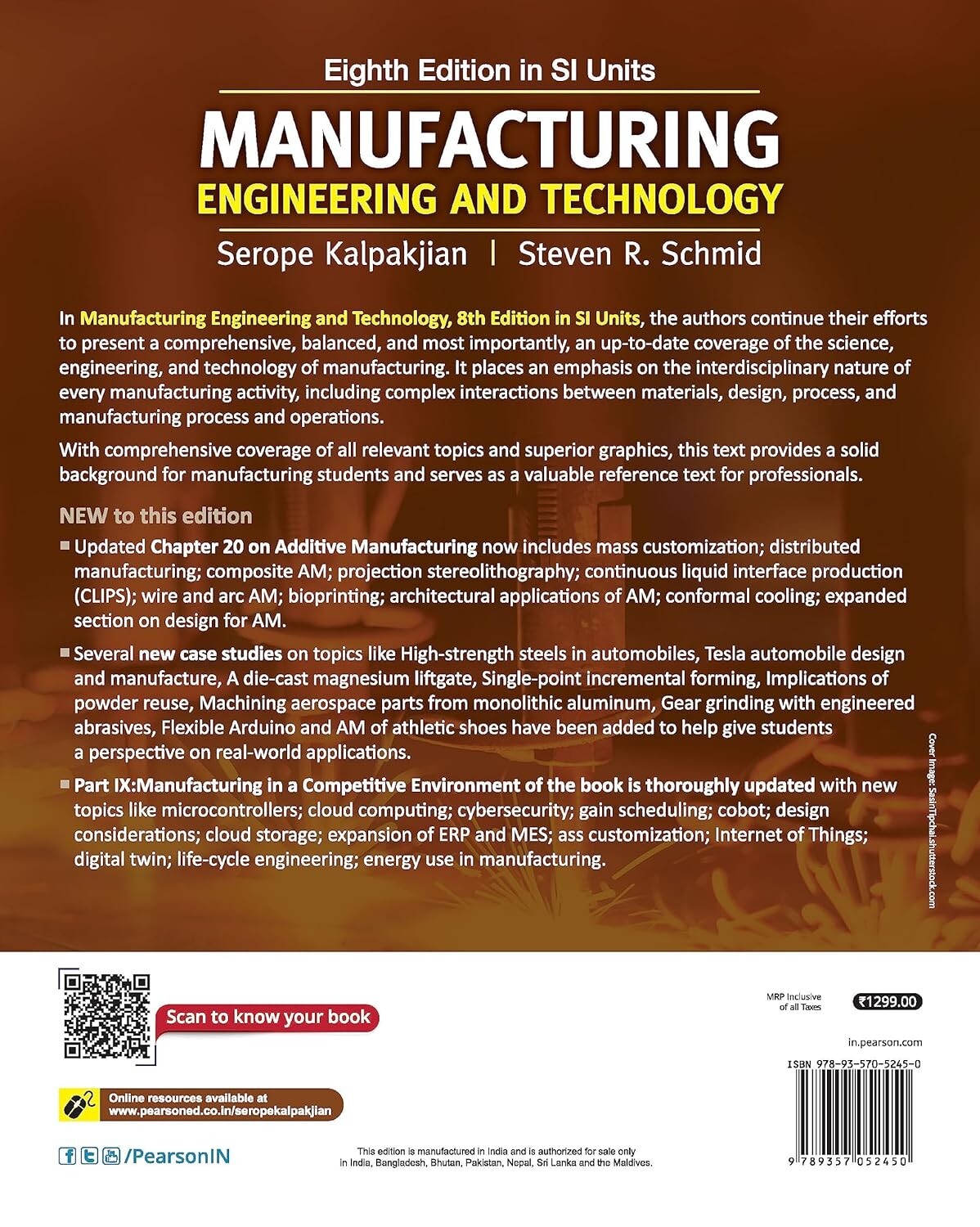 4-7DAYS DELIVERY- Manufacturing Engineering and Technology by Serope Kalpakjian