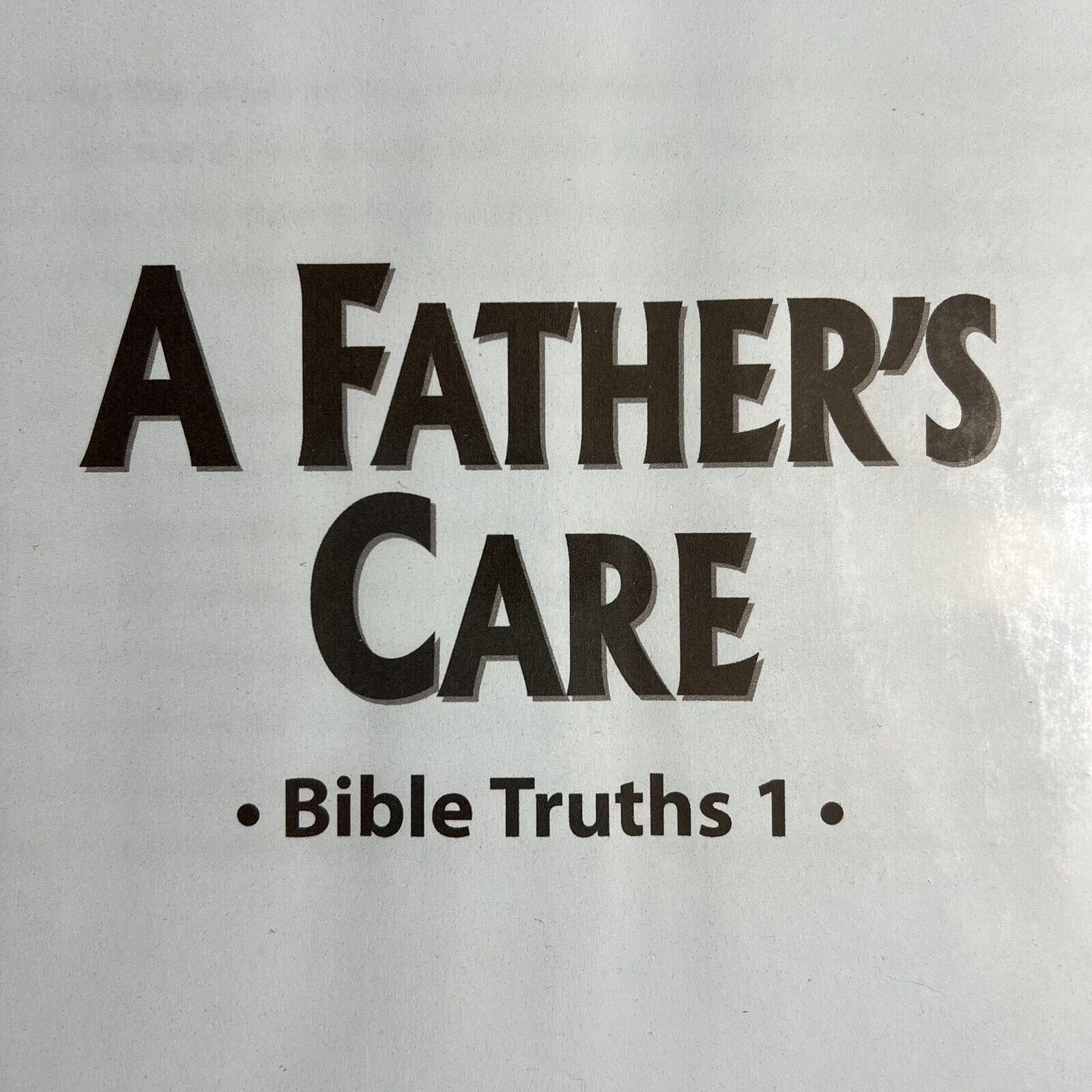 BJU Press Homeschool Curriculum A Fathers Care Bible Truths 1 Tests Answer Key