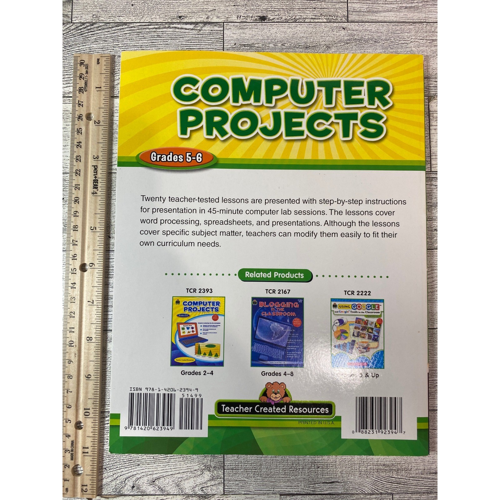 Computer Projects Activity Book Grades 5-6 (Age 10-12) Steve Butz 2014 TCR 2394