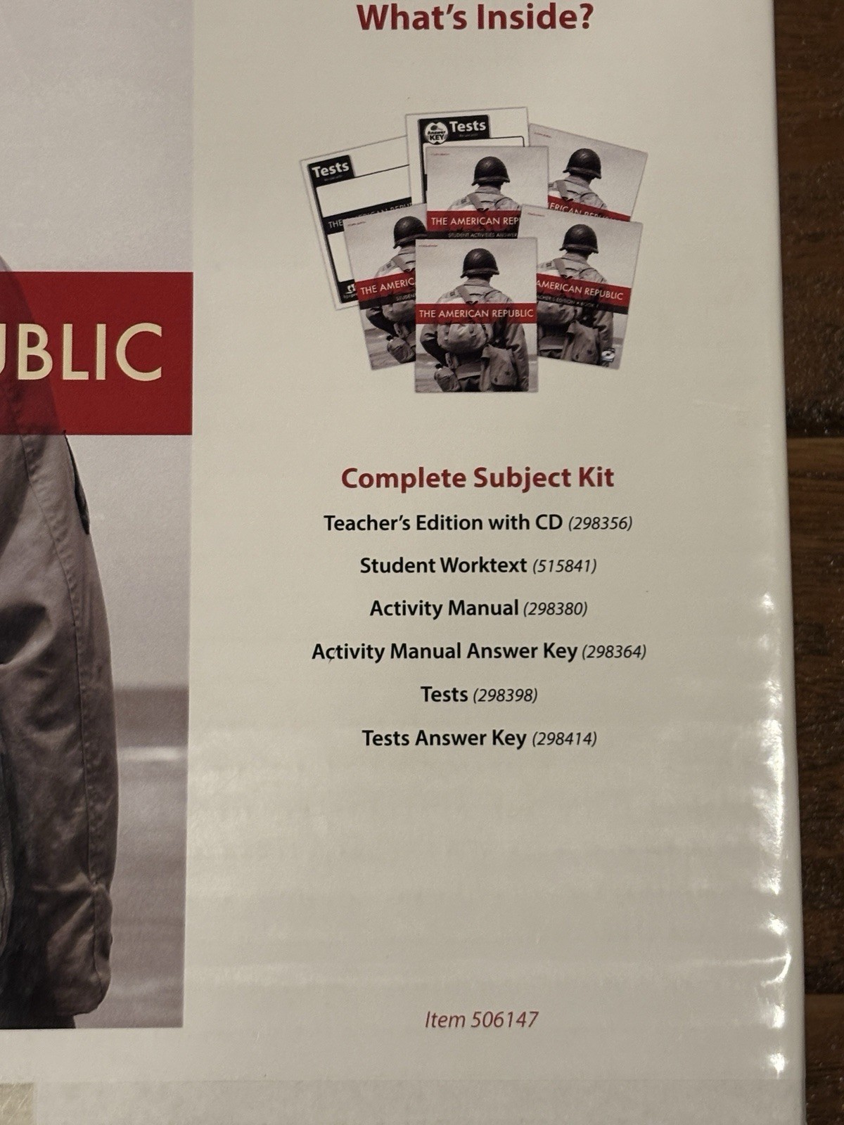 BJU The American Republic 4th Edition Complete Homeschool Curriculum New In Box