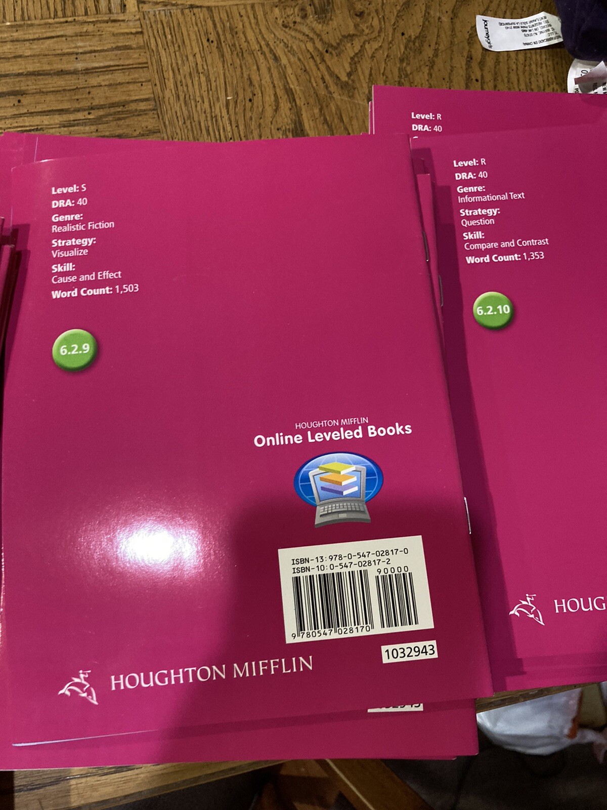 Journeys Houghton Mifflin Leveled Readers Grade 6 Below Level 🟢 25 Book Set