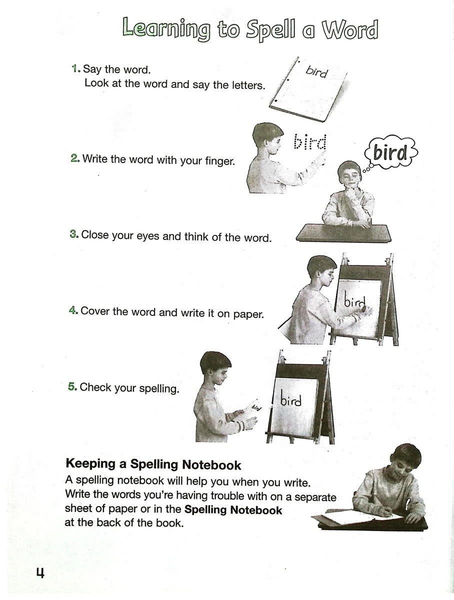 3rd Grade 3 MCP Spelling Workout Level C Modern Curriculum Press Student Edition