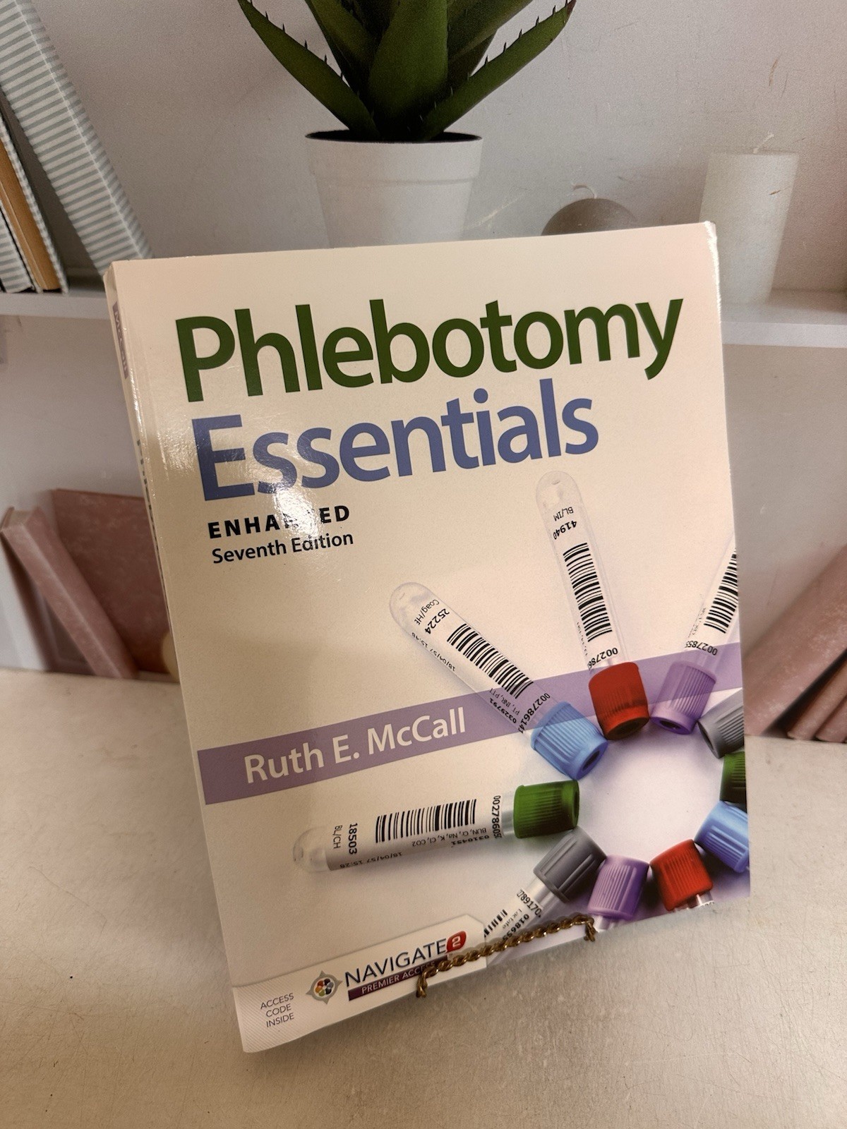 WITH CODE Phlebotomy Essentials by Ruth E. McCall (2020, Trade Paperback)7th ed