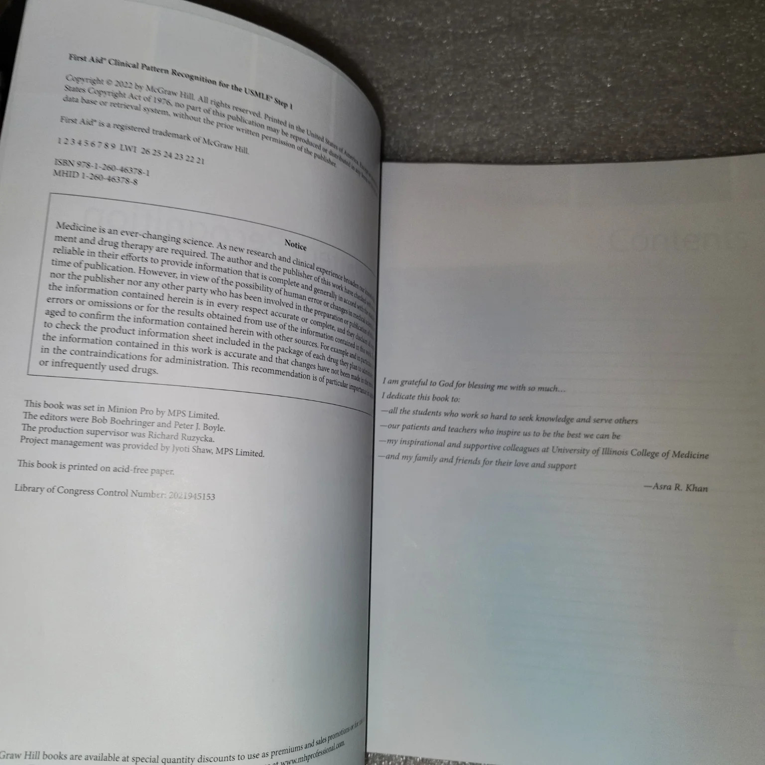 First Aid Clinical Pattern Recognition USMLE Step 1 Khan Geraghty 2022 McGraw