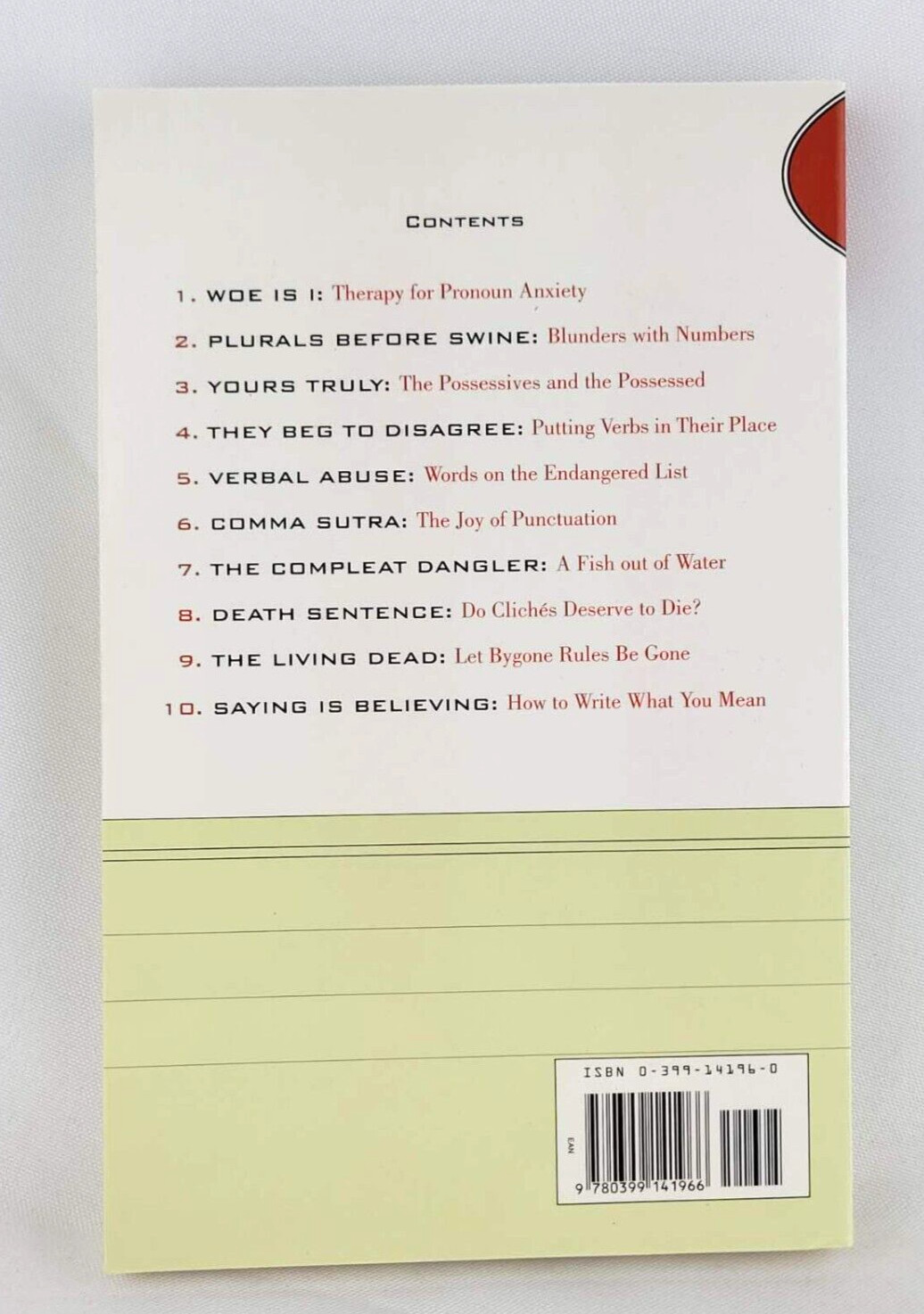 WOE IS I: THE GRAMMARPHOBE’S GUIDE TO BETTER ENGLISH by Patricia T. O’Conner