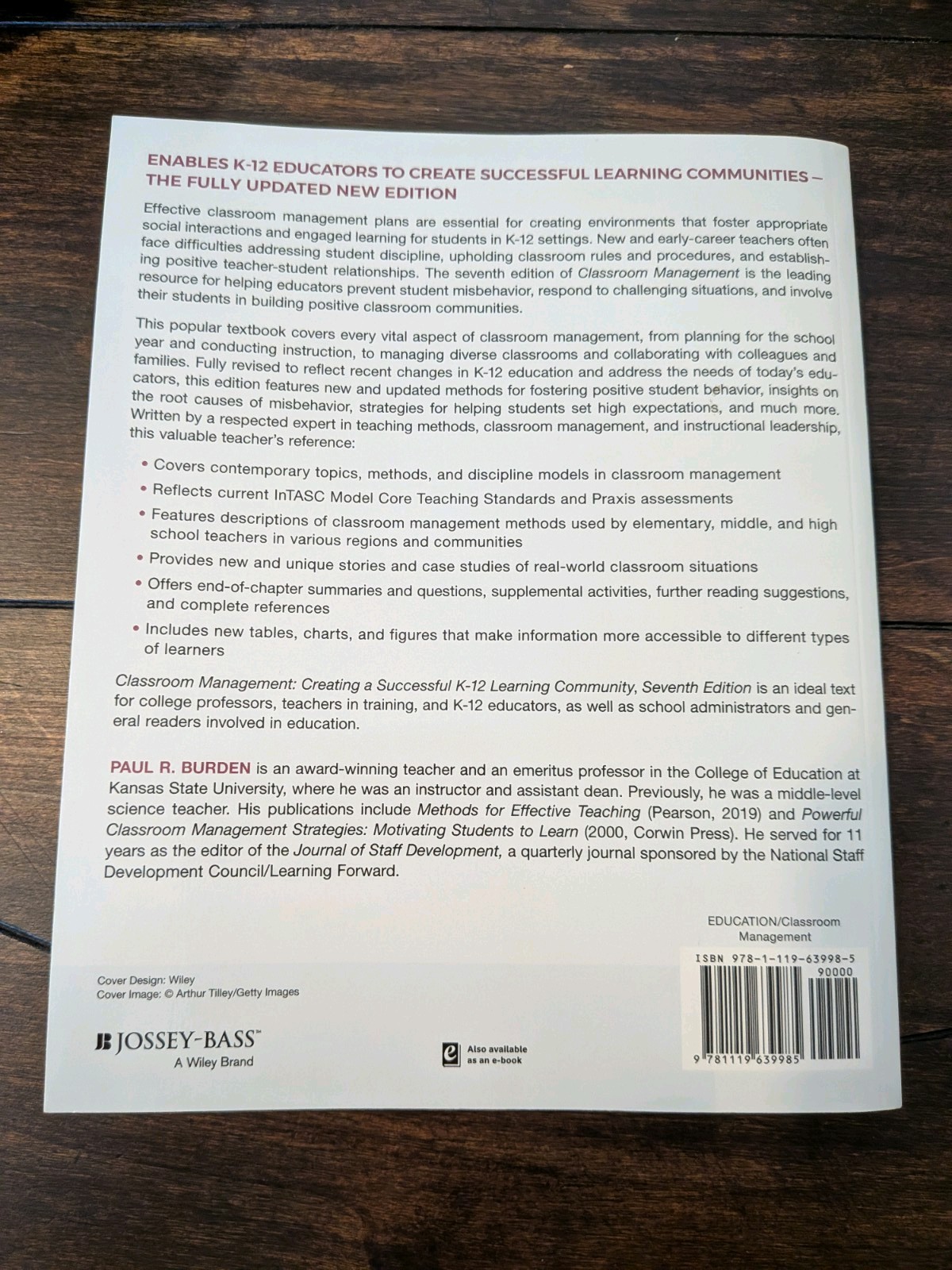 Classroom Management Creating a Successful K-12 Learning Community 7th Ed Burden