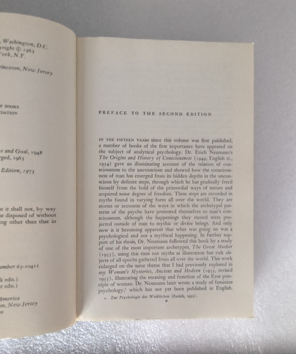 Psychic Energy: Its Source and Its Transformation by Mary Esther Harding 1973 PB