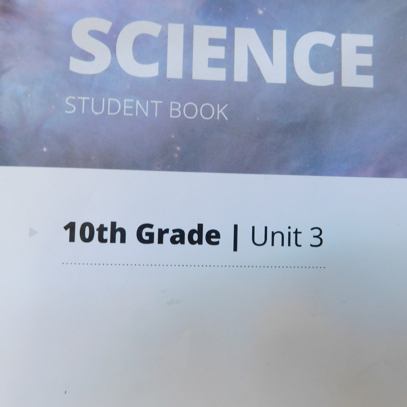 LifePac Grade 10 SCIENCE Teacher Guide, Student 1 – 10 Homeschool (some used)