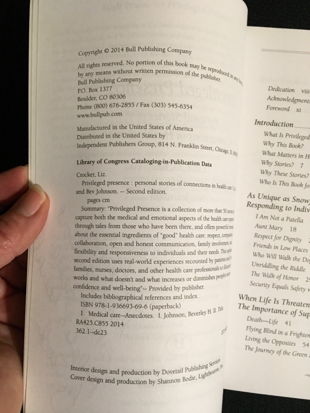 PRIVILEGED PRESENCE Stories of Connections in Health Care CROCKER & JOHNSON 2nd