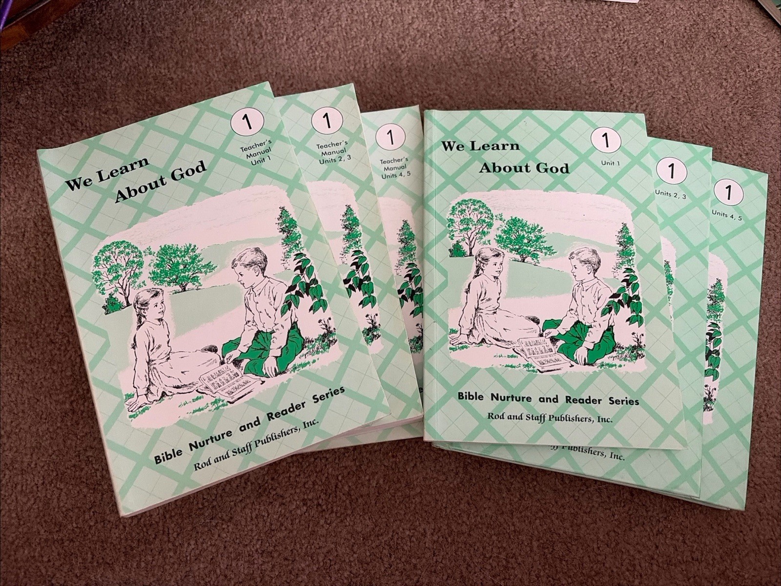 Rod and Staff Bible Nurture and Reader Series Grade 1 Teacher’s Manual Workbook