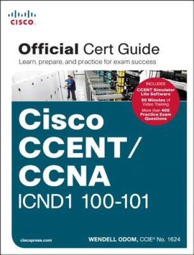 CCENT/CCNA ICND1 100-101 Official Cert Guide – Hardcover – VERY GOOD