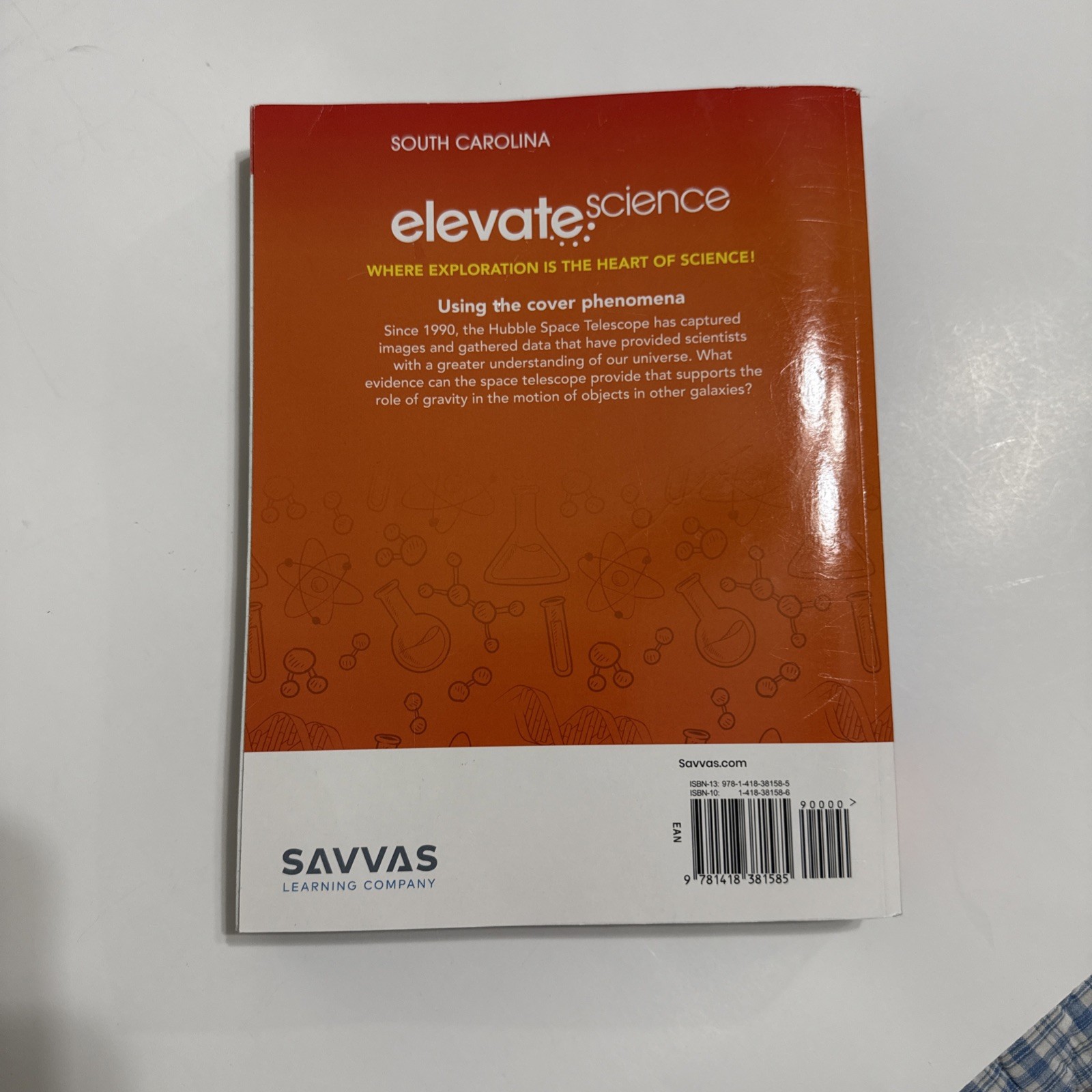 Savvas Learning Company, Elevate Science Grade 8 Student Workbook Not Written In