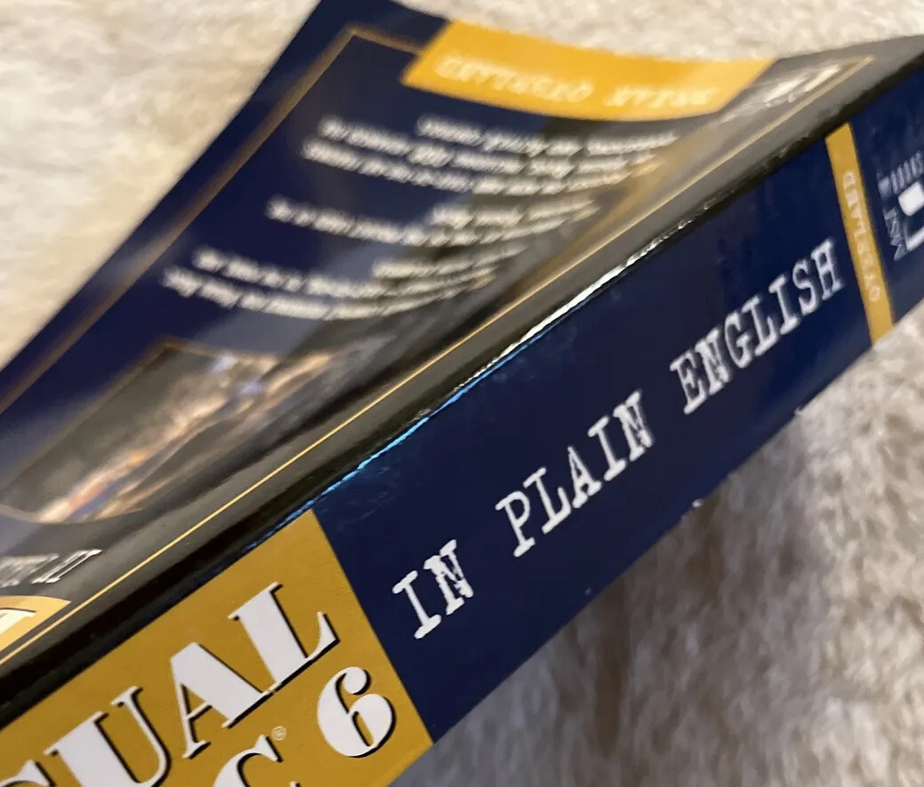 Visual Basic 6 In Plain English by Overland Brian Paperback 1999 M &T Books