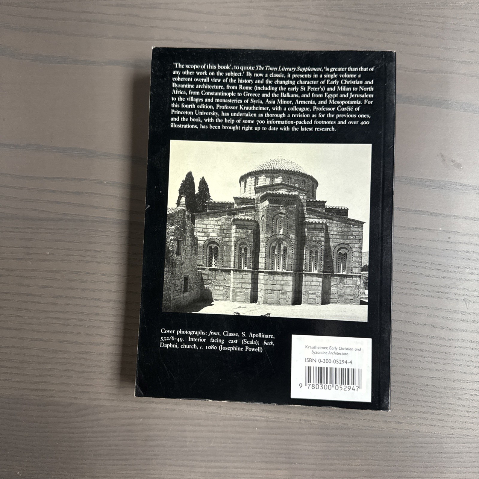 Early Christian and Byzantine Architecture by Richard Krautheimer