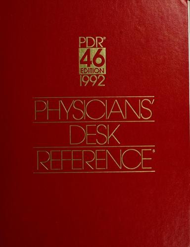 Physicians’ Desk Reference, 1992 by Not Available (1991, Hardcover) A3-43