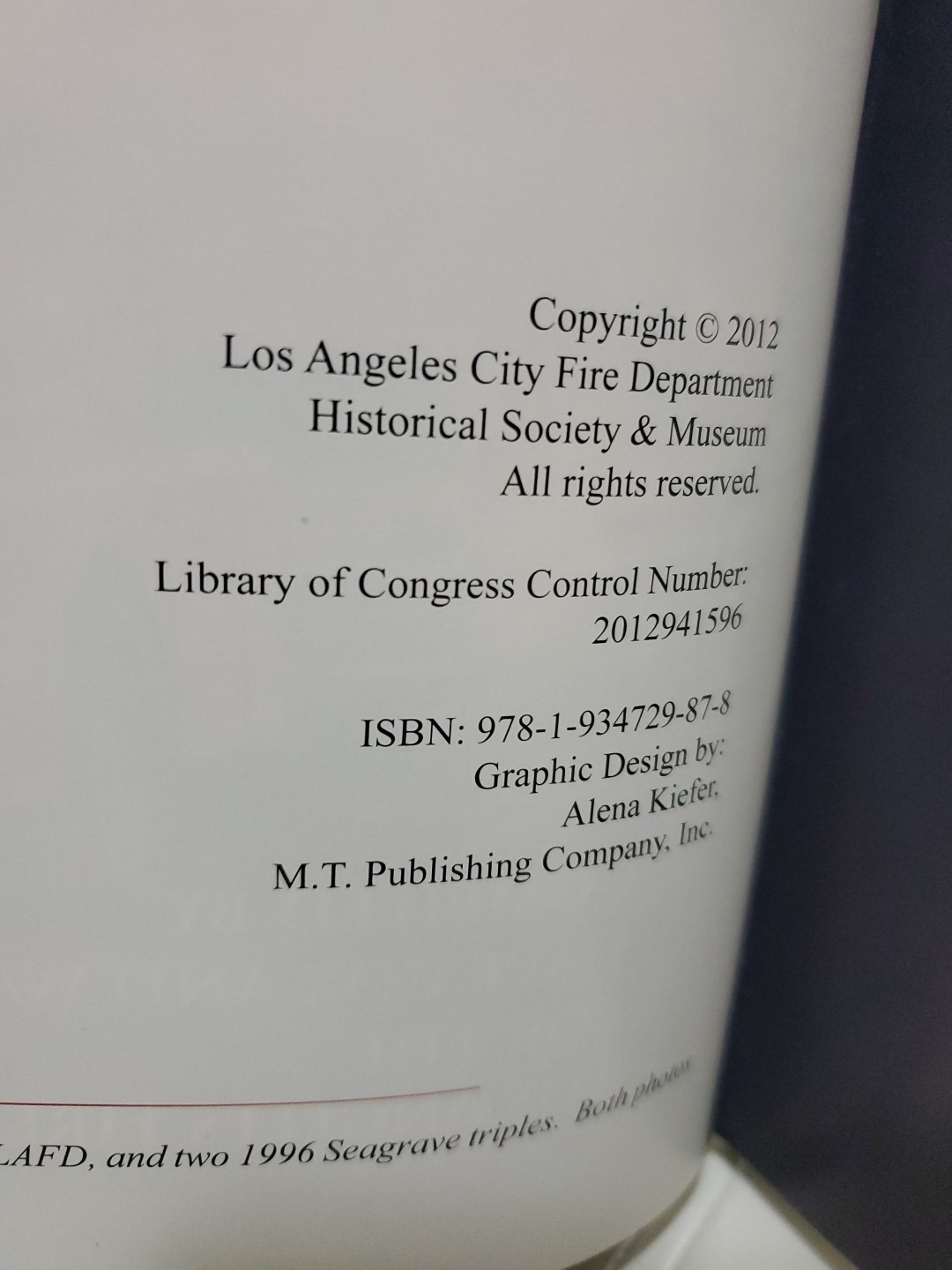 2012 Book HORSES TO HORSEPOWER by Cox & Jaeger Photo History LA Fire Dept LAFD