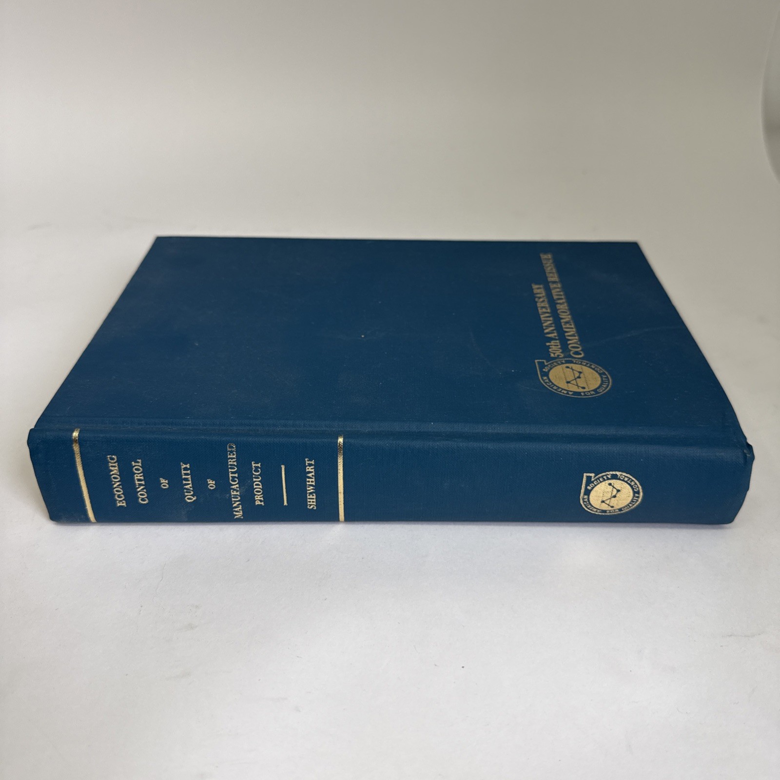 Shewhart Economic Control of Quality Manufactured Product 1980 ASQC HC Deming SP