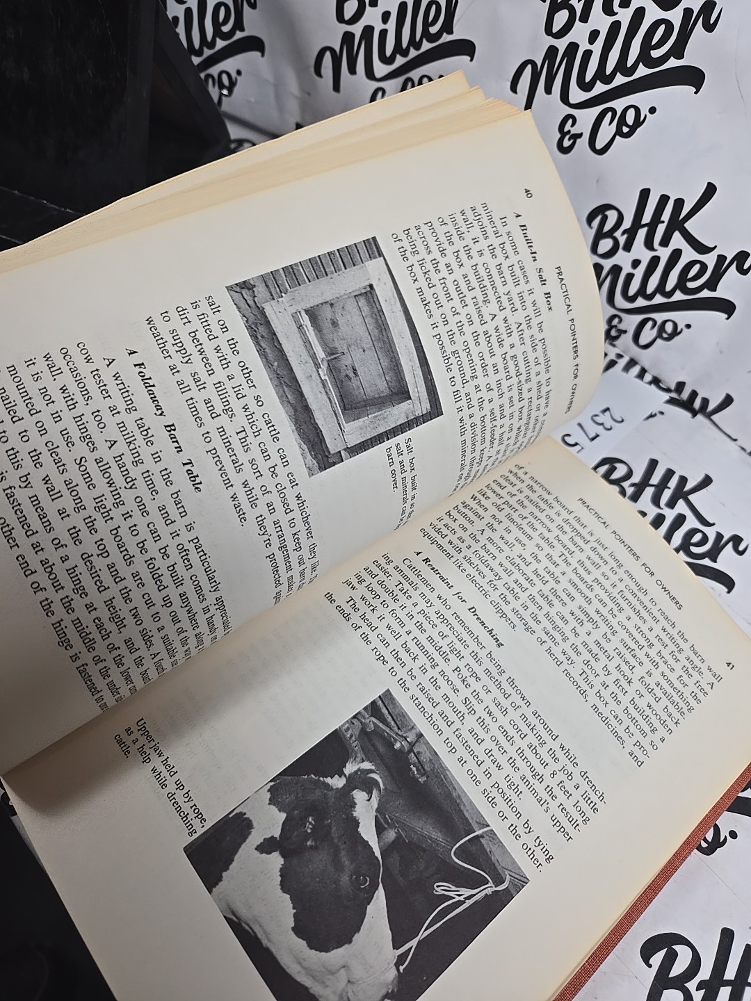 VETERINARY HANDBOOK FOR CATTLEMEN, 2nd Ed. By J. W Bailey, 1958. HC