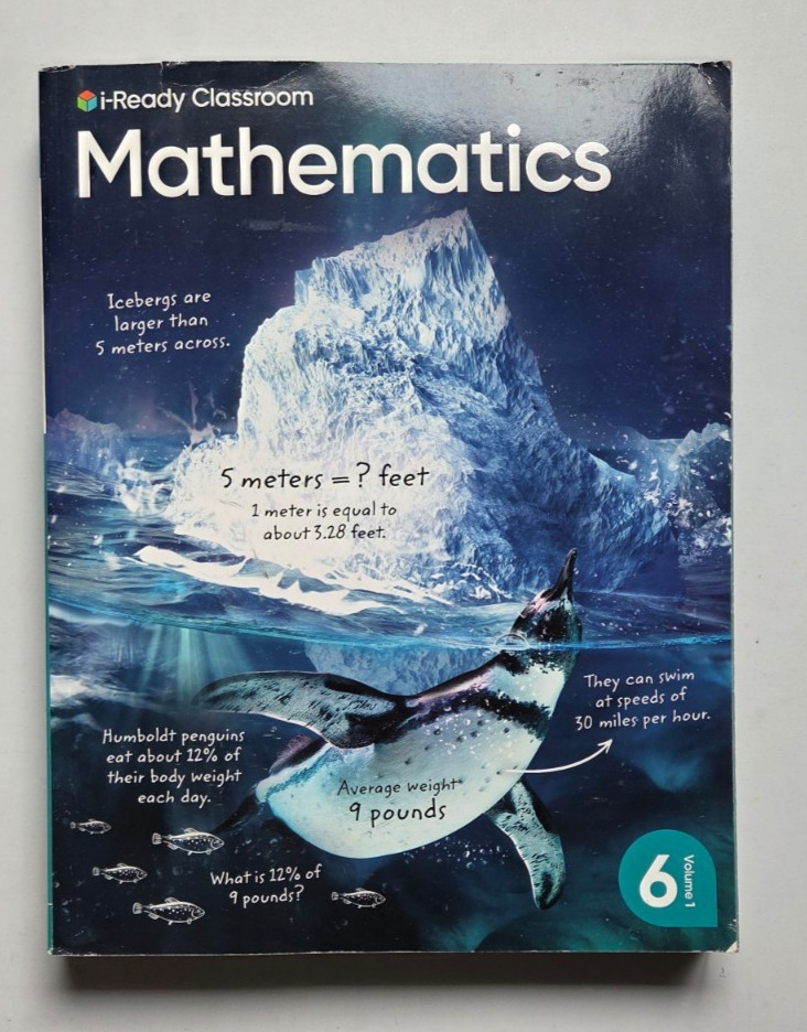 i-Ready Classroom Mathematics grade 6 Volume 1 Workbook 2024