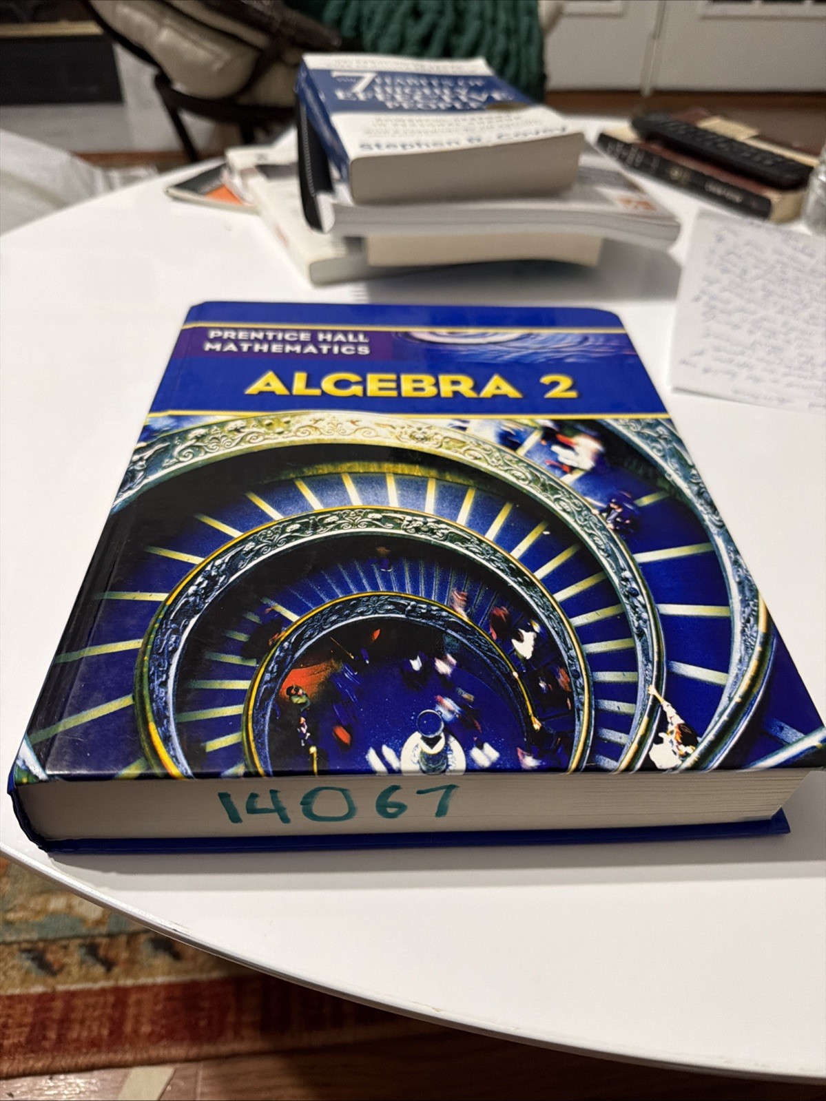 Prentice Hall Mathematics Algebra 2 Textbook Pearson High School Math Book